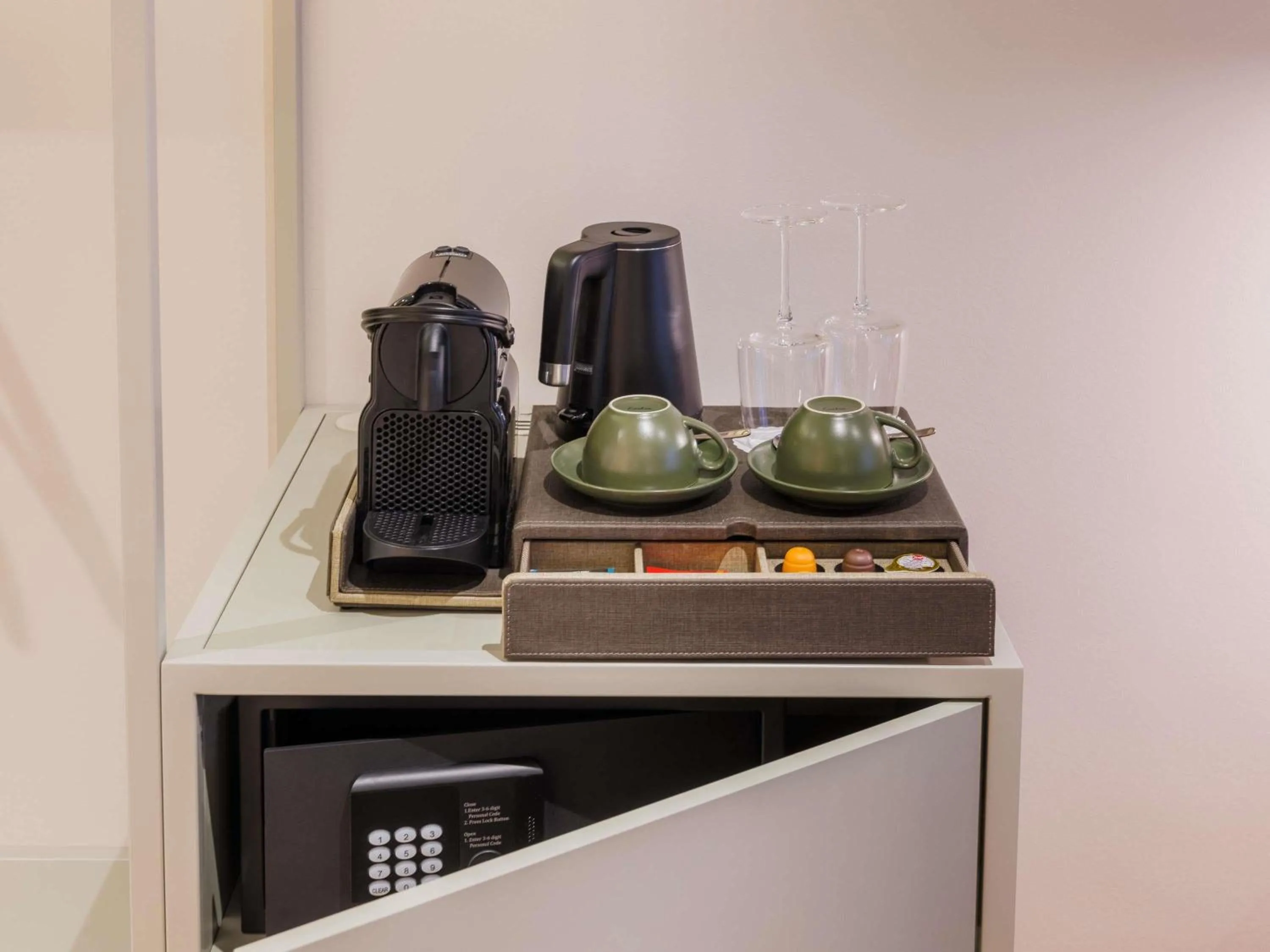 One-Bedroom Family Suite with King Bed, Sofa, Terrace and City View in Novotel Tallinn