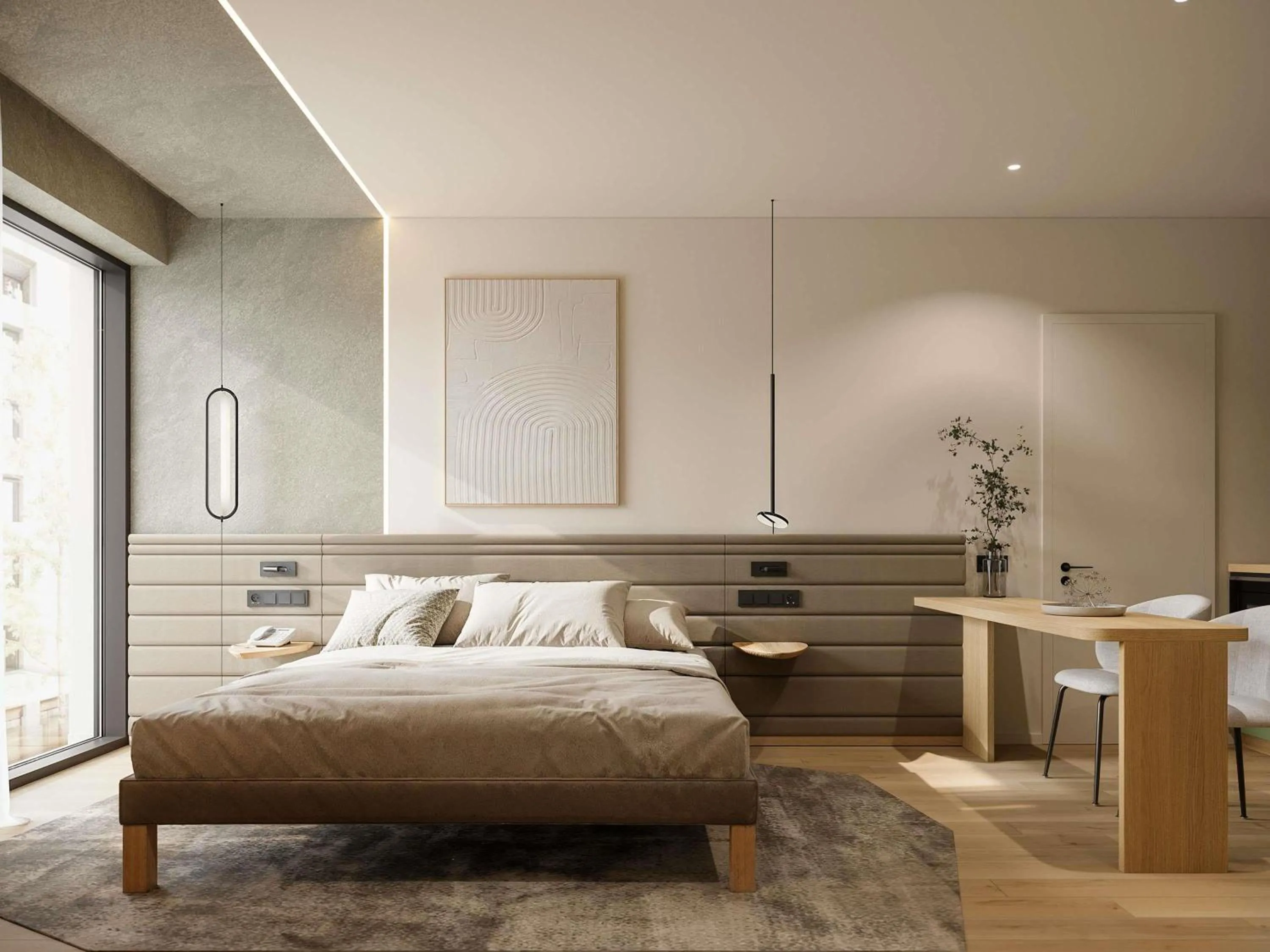 Bedroom, Bed in Novotel Tallinn