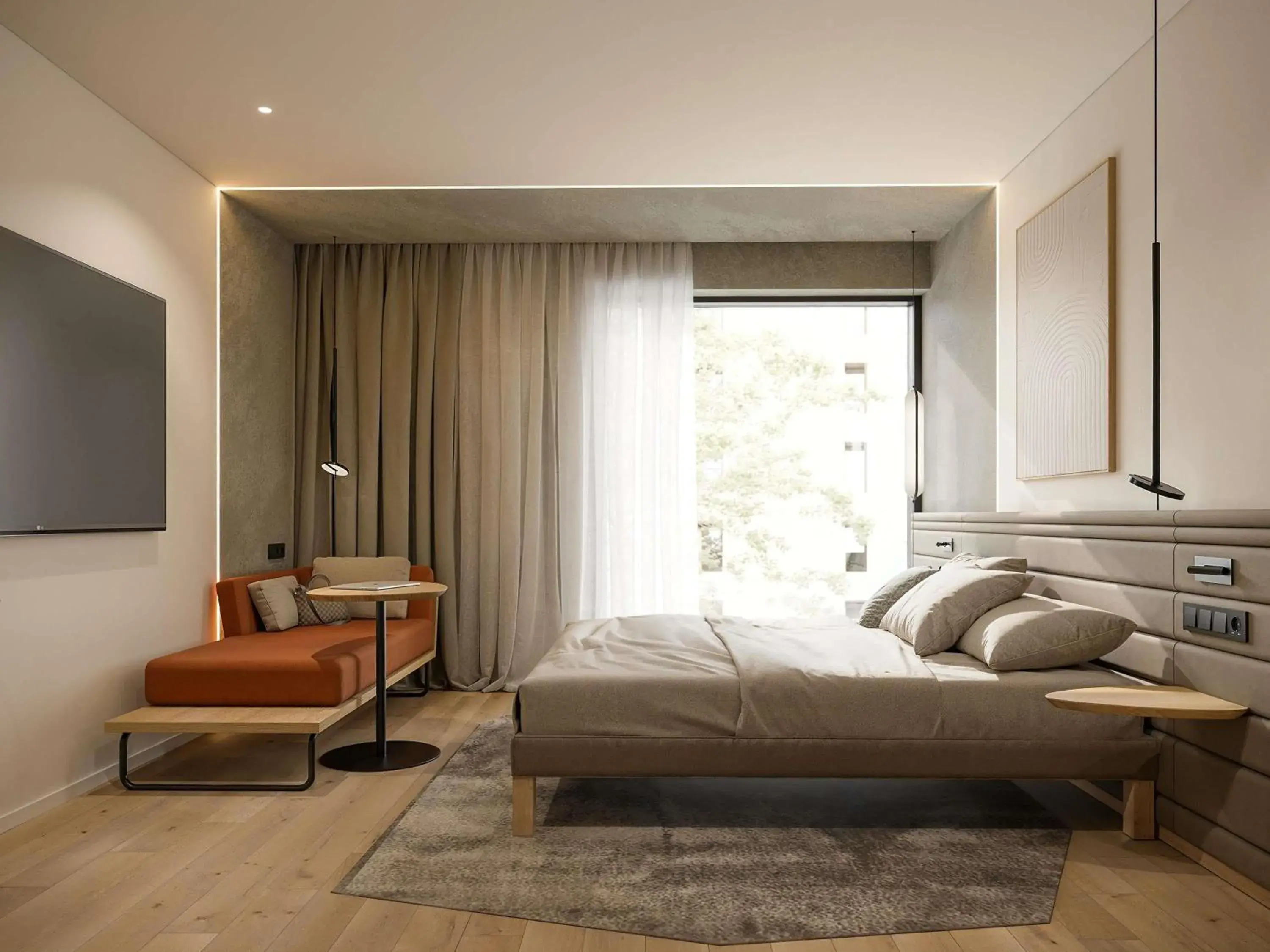 Executive Family Room with King Bed and Sofa Bed in Novotel Tallinn Executive Family Room with King Bed and Sofa Bed in Novotel Tallinn