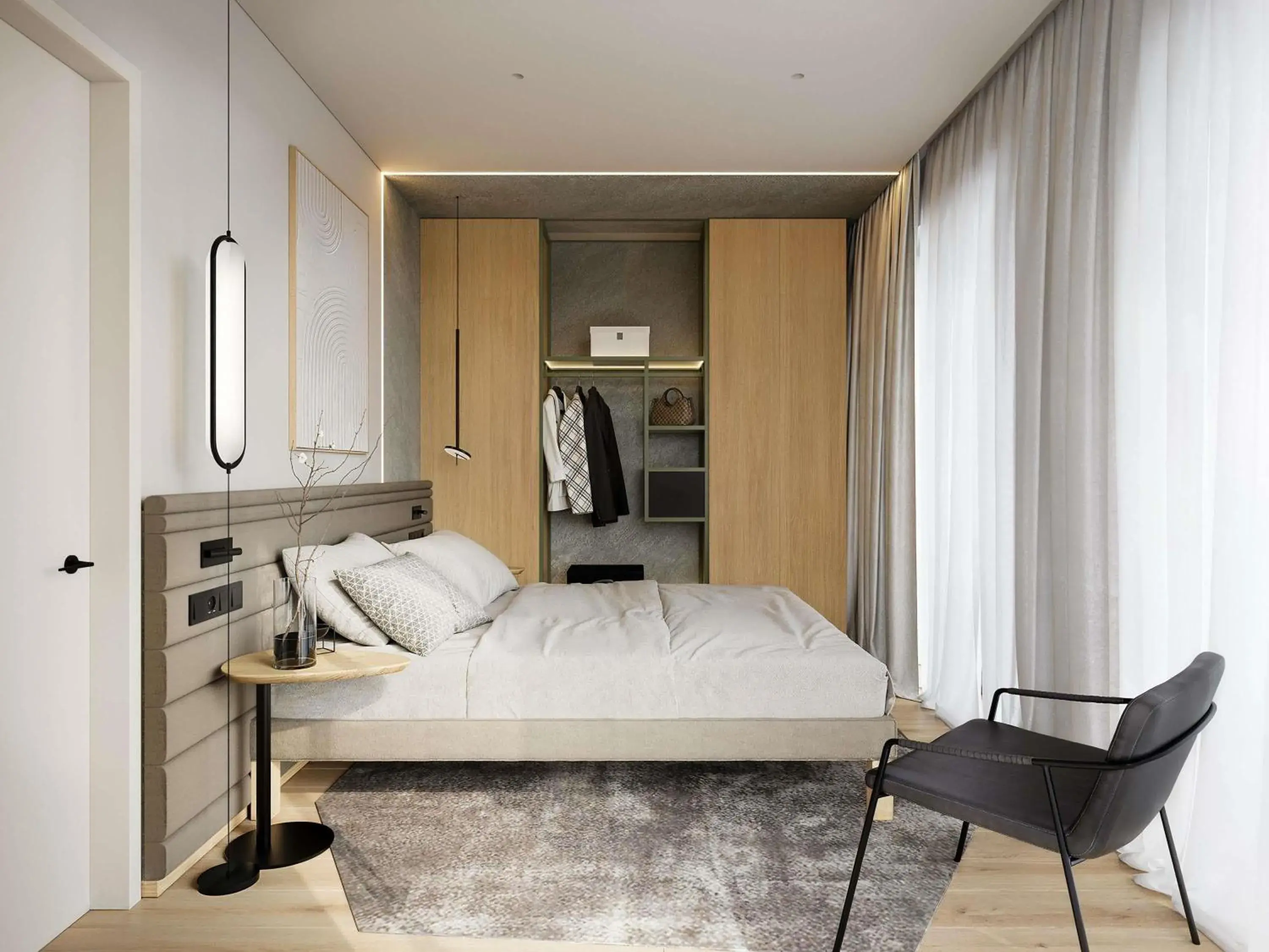 One-Bedroom Family Apartment with King Bed and Sofa in Novotel Tallinn One-Bedroom Family Apartment with King Bed and Sofa in Novotel Tallinn