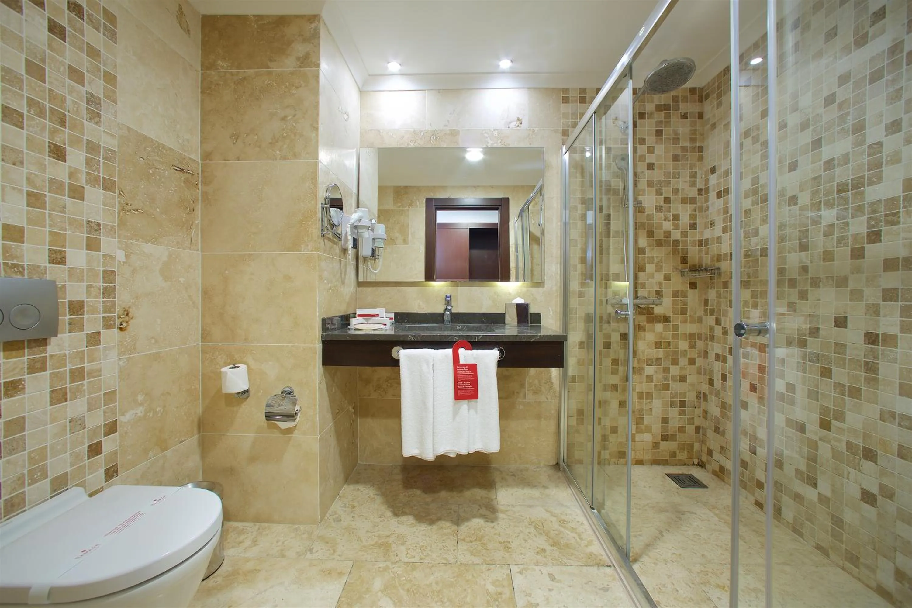 Shower in Ramada by Wyndham Istanbul Merter