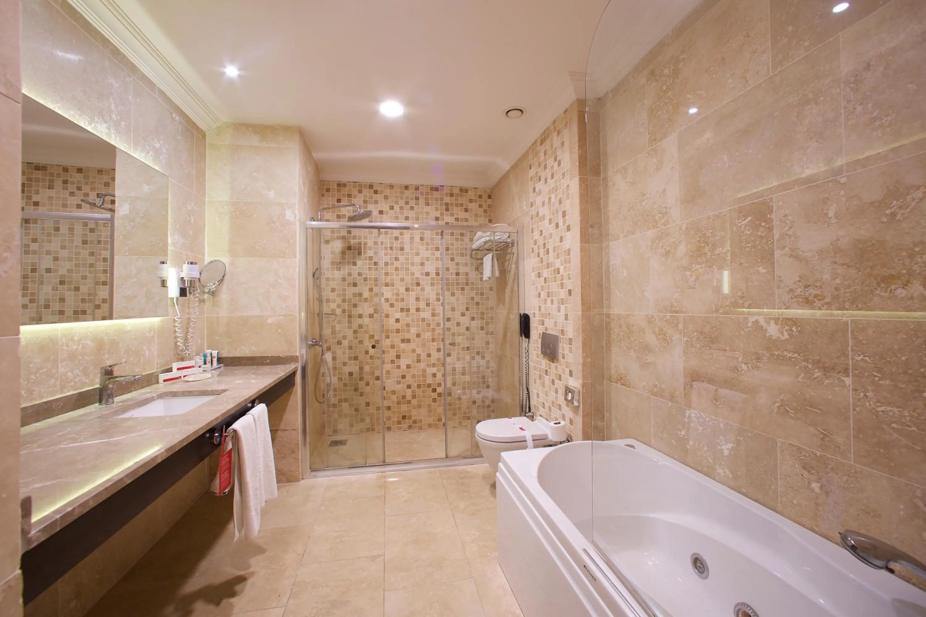 Shower in Ramada by Wyndham Istanbul Merter