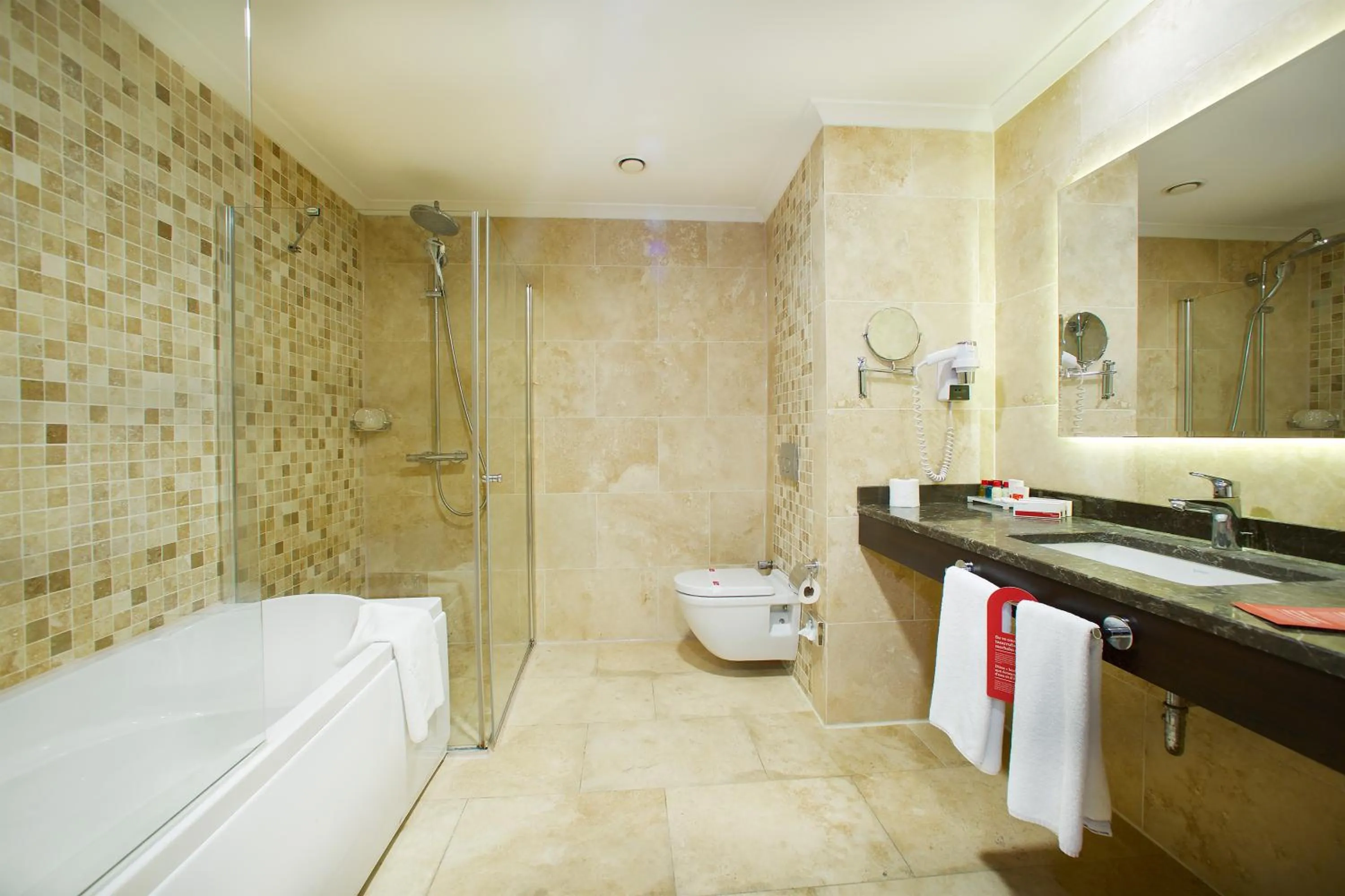 Shower in Ramada by Wyndham Istanbul Merter