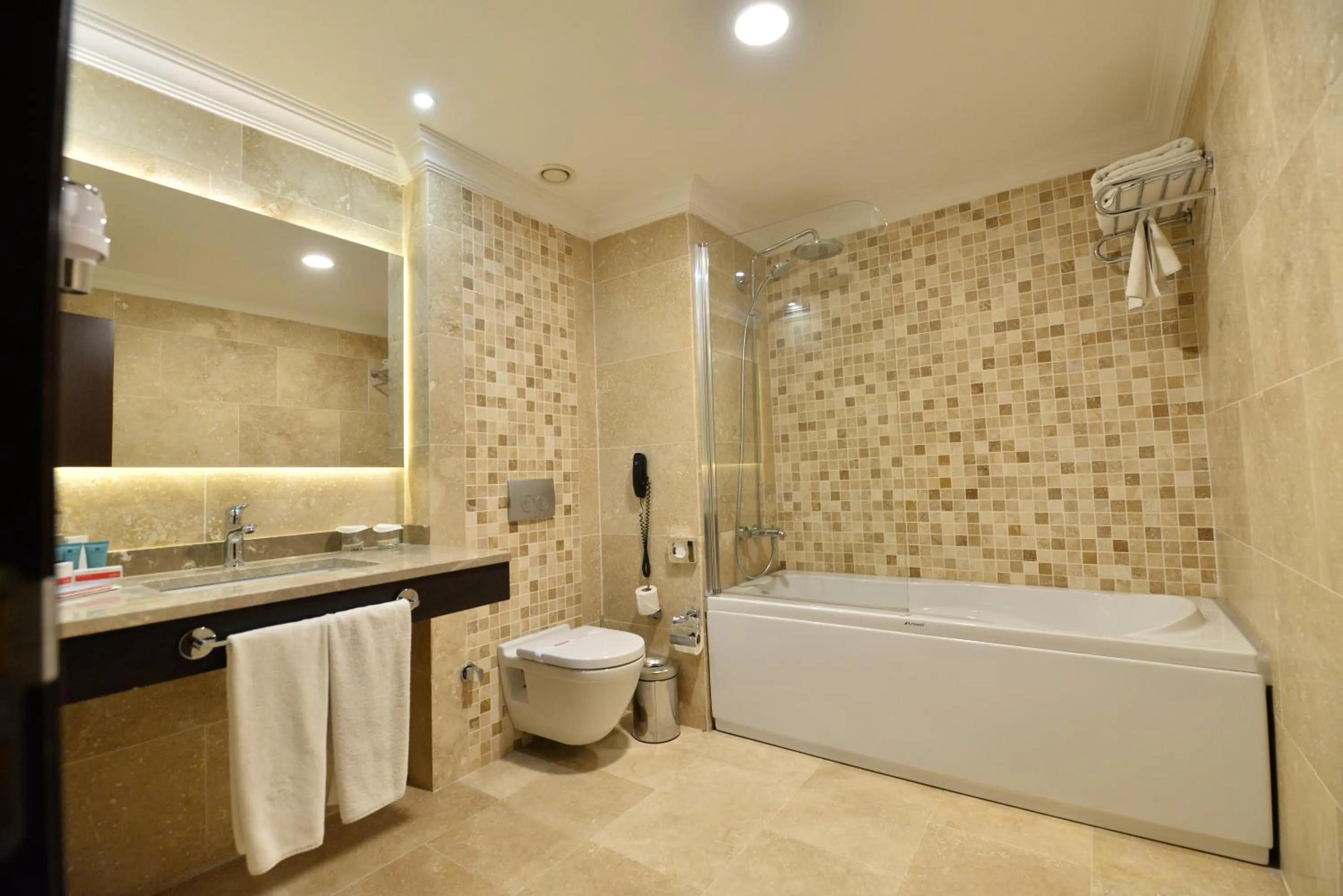 Bathroom in Ramada by Wyndham Istanbul Merter