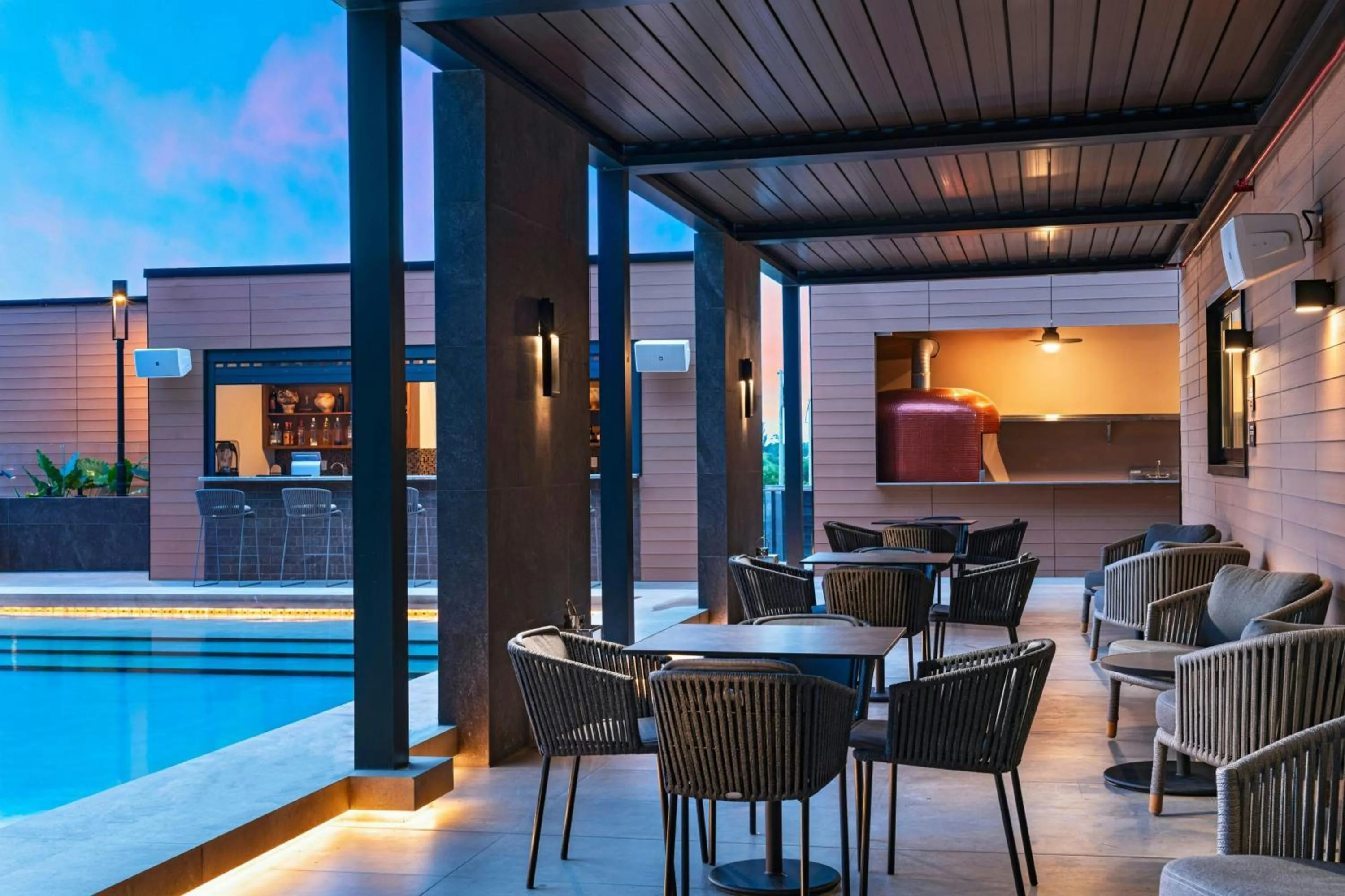 Restaurant/places to eat in AC Hotel by Marriott Georgetown Guyana