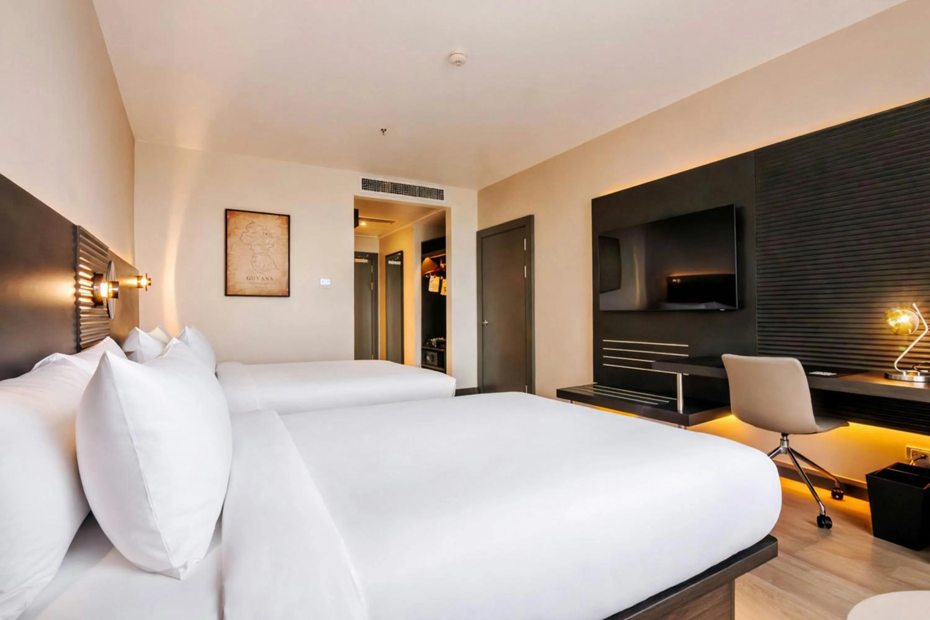 Photo of the whole room, Bed in AC Hotel by Marriott Georgetown Guyana