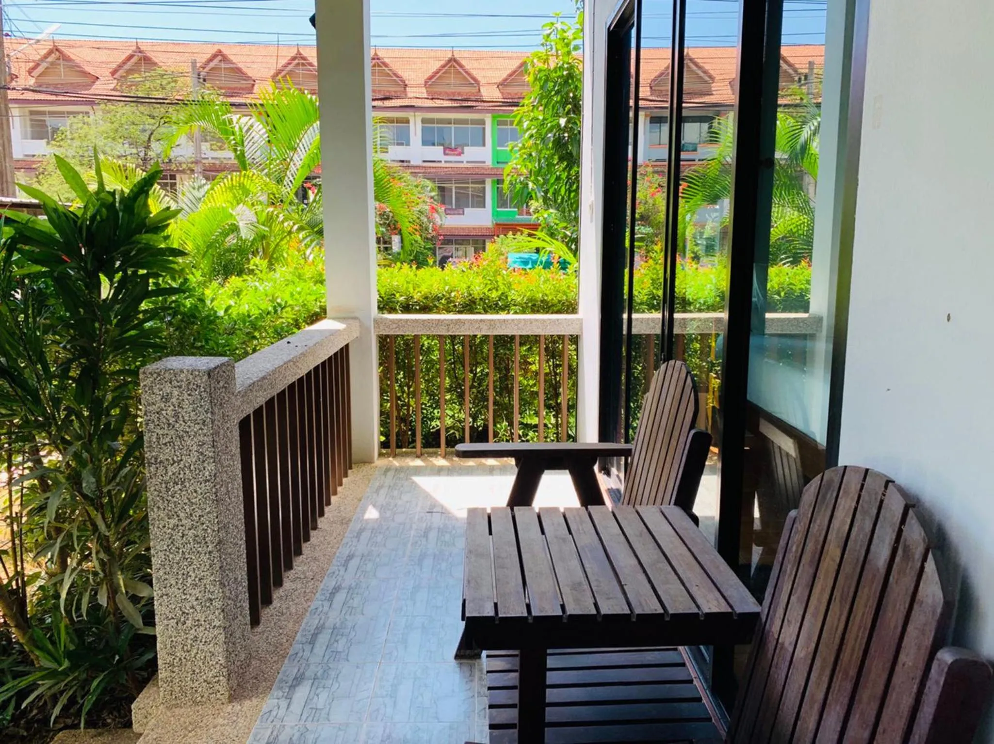 Balcony/Terrace in Phongphiphat Lanta Mansion