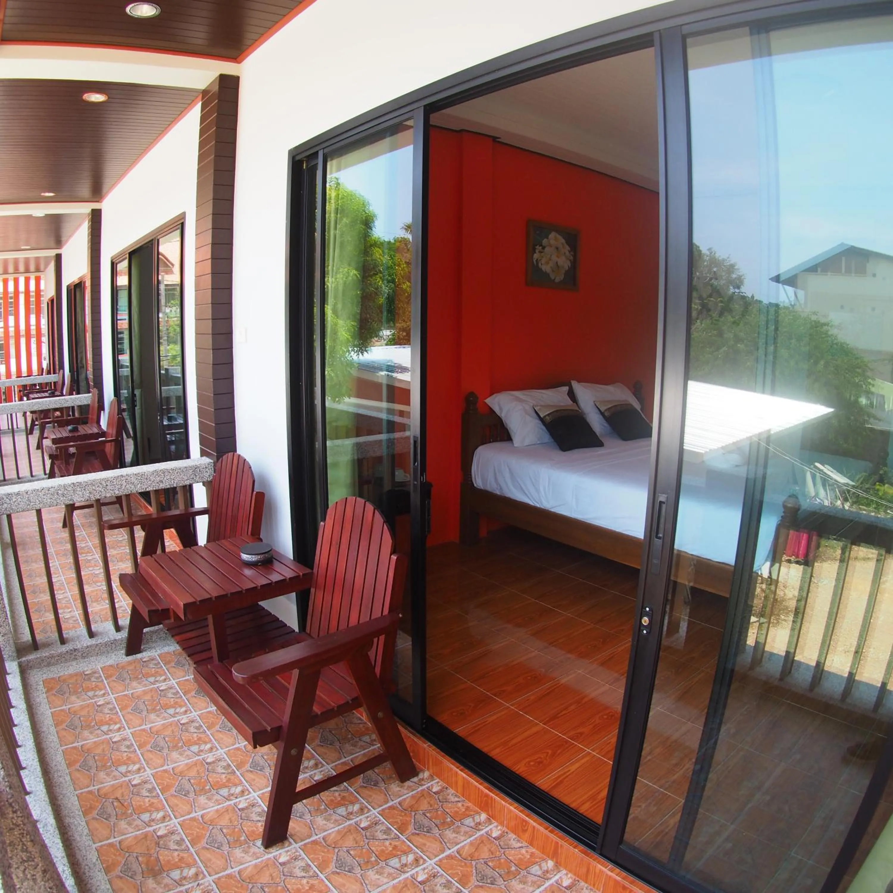 Balcony/Terrace in Phongphiphat Lanta Mansion