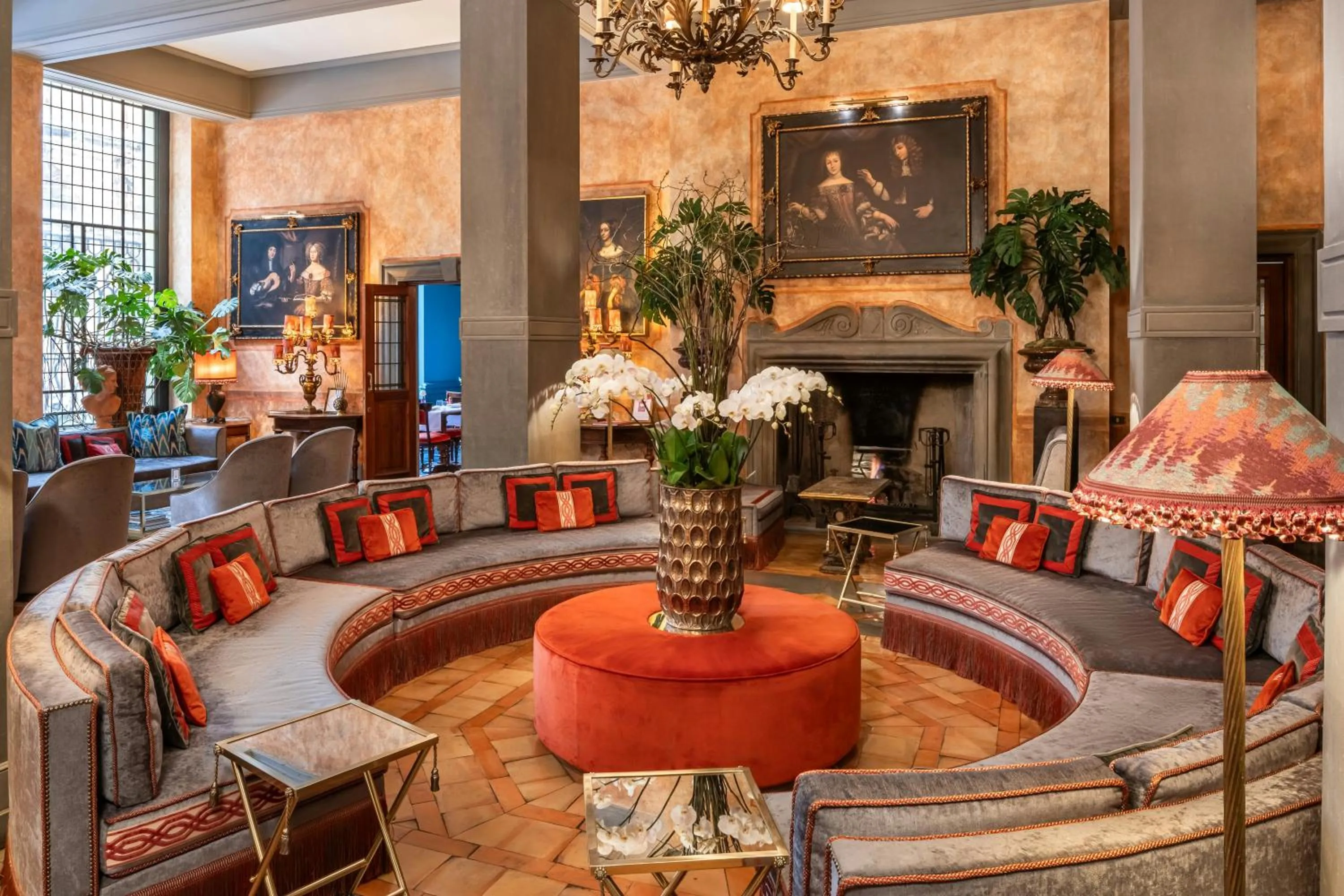 Lobby or reception in Helvetia&Bristol Firenze – Starhotels Collezione