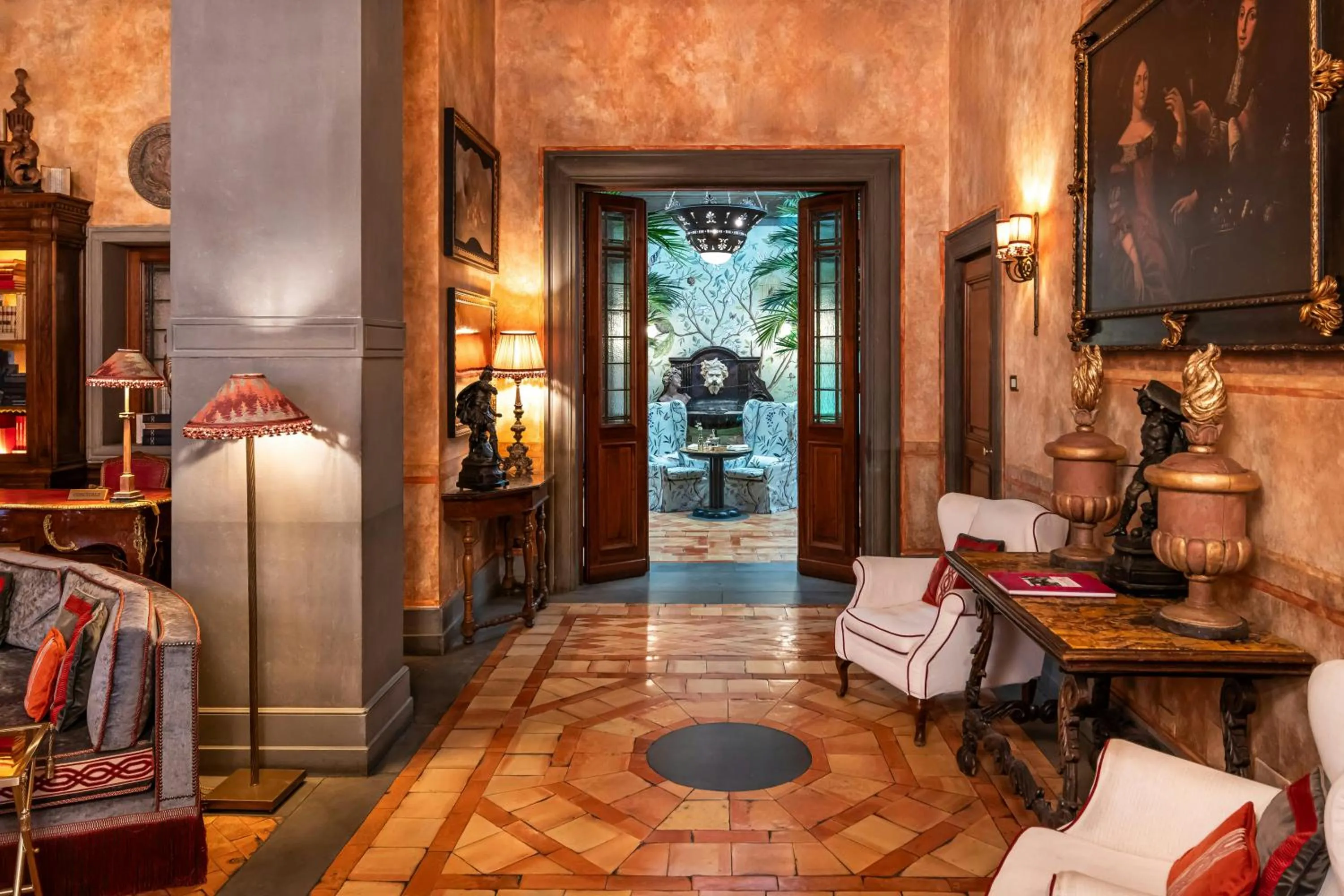 Lobby or reception in Helvetia&Bristol Firenze – Starhotels Collezione