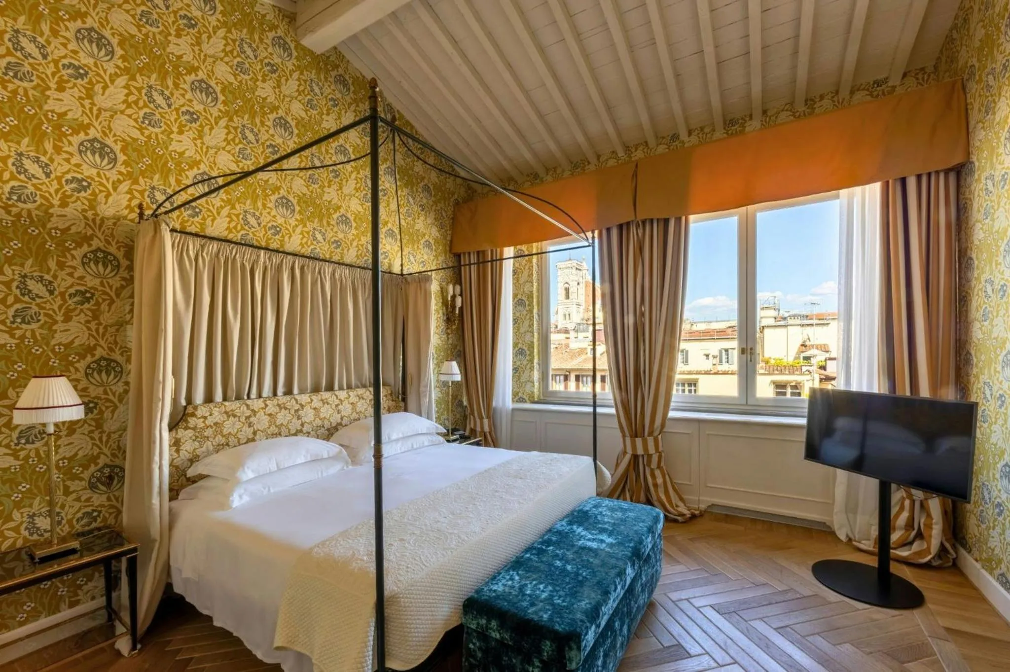 Photo of the whole room, Bed in Helvetia&Bristol Firenze – Starhotels Collezione