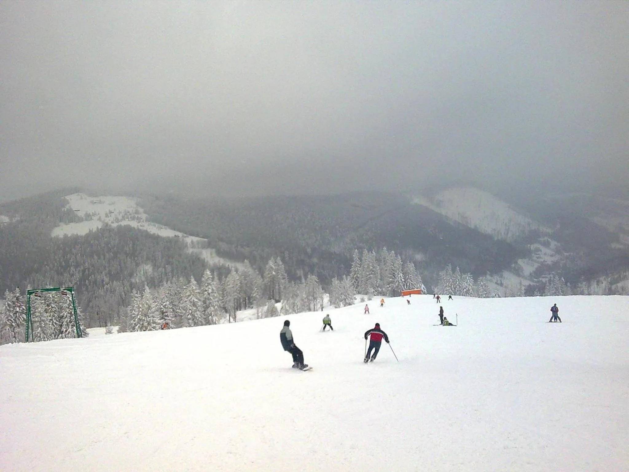 Skiing in Pałac Bażantarnia