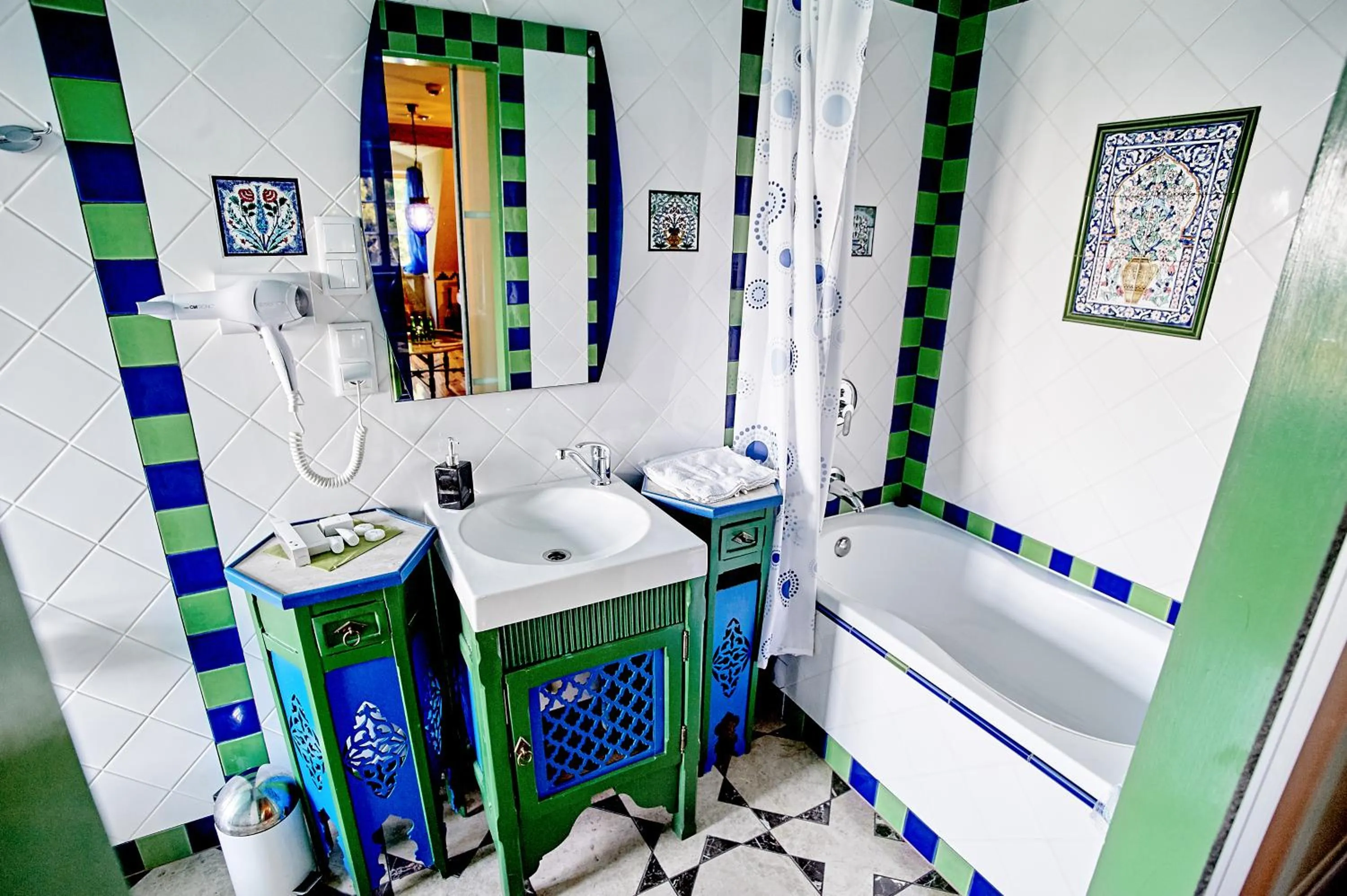 Bathroom in Pałac Bażantarnia