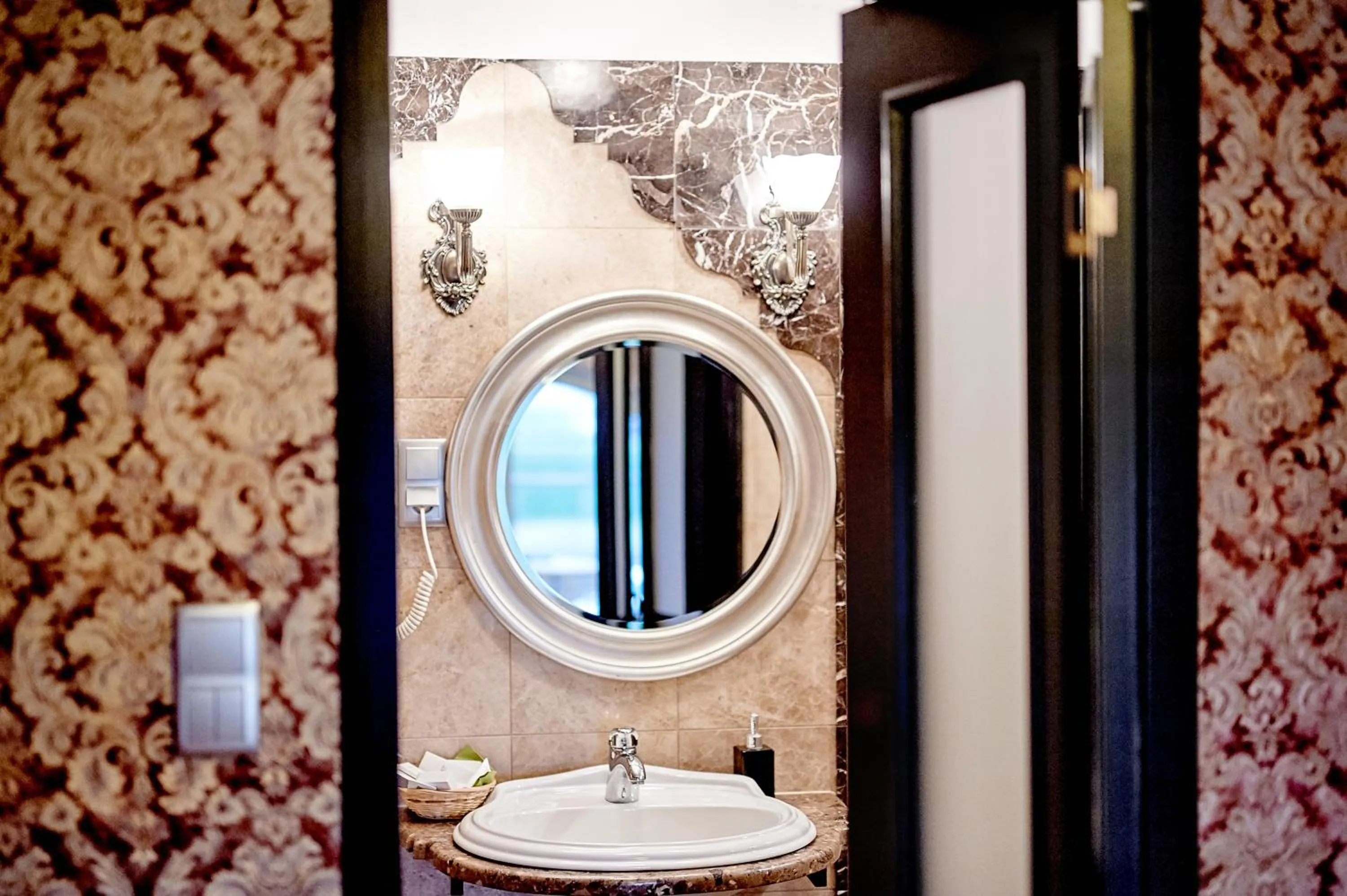 Bathroom in Pałac Bażantarnia