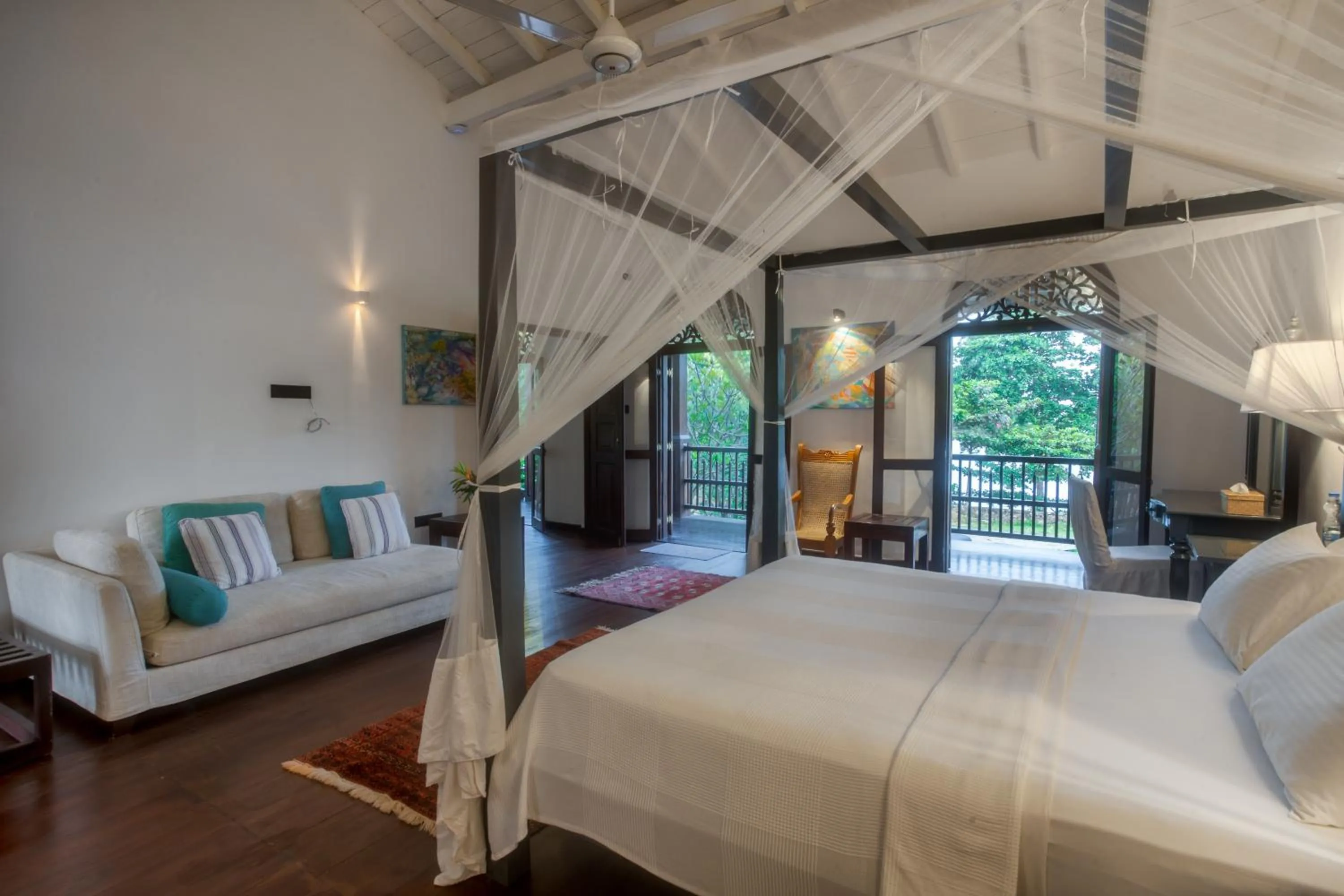 Bed in Villa Aurora, Galle Fort