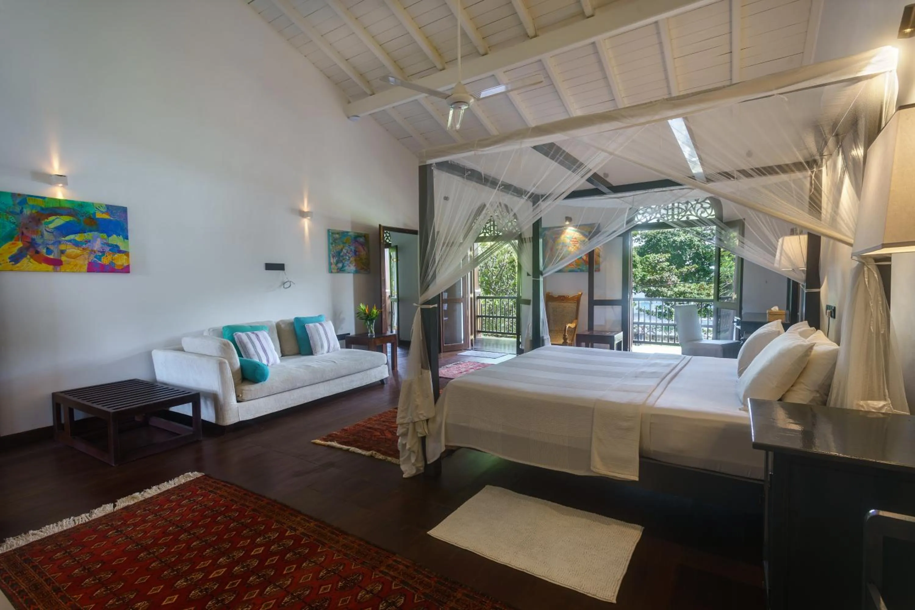 Bed in Villa Aurora, Galle Fort