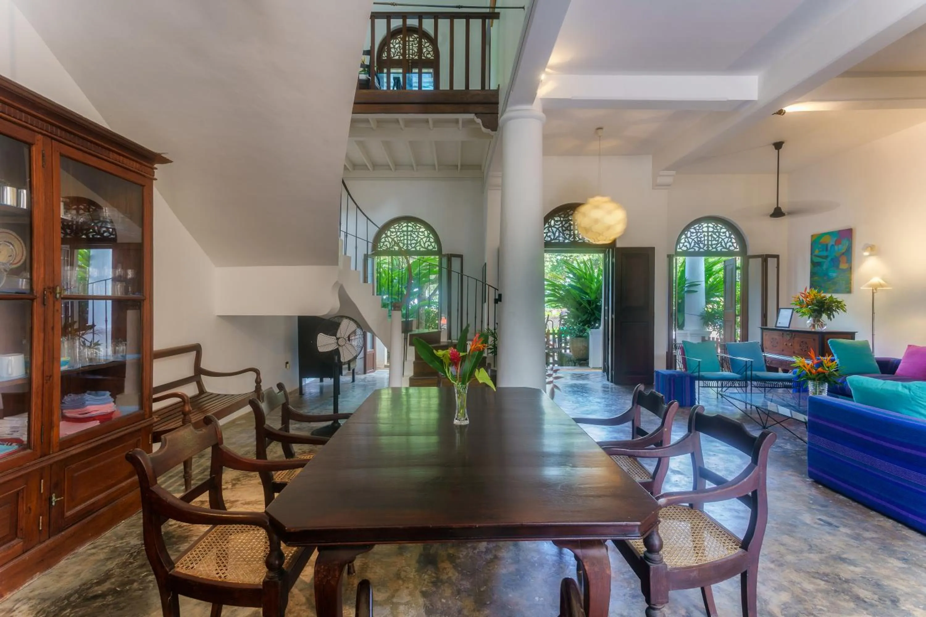 Living room in Villa Aurora, Galle Fort
