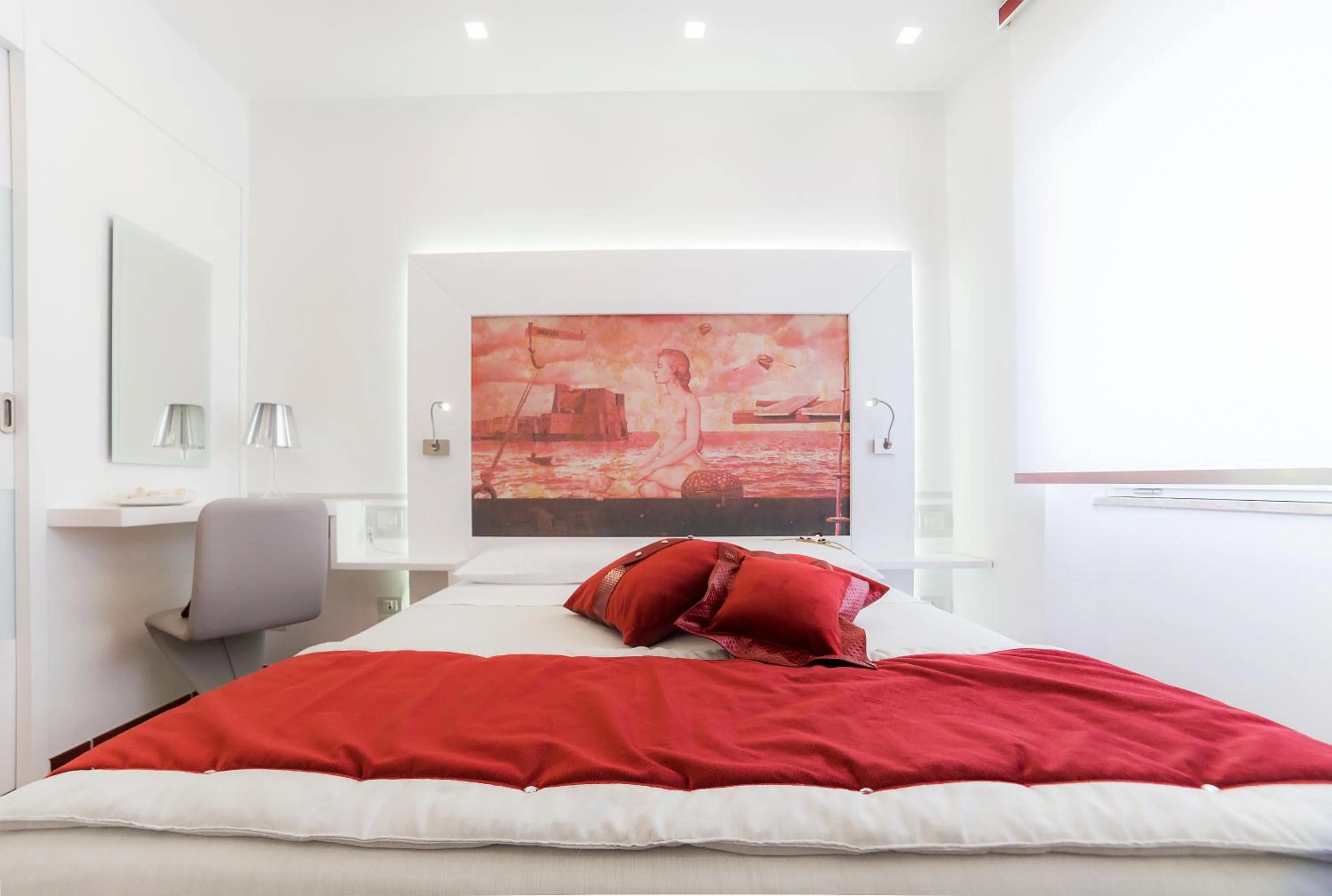 Bed in La Madegra Seasuite