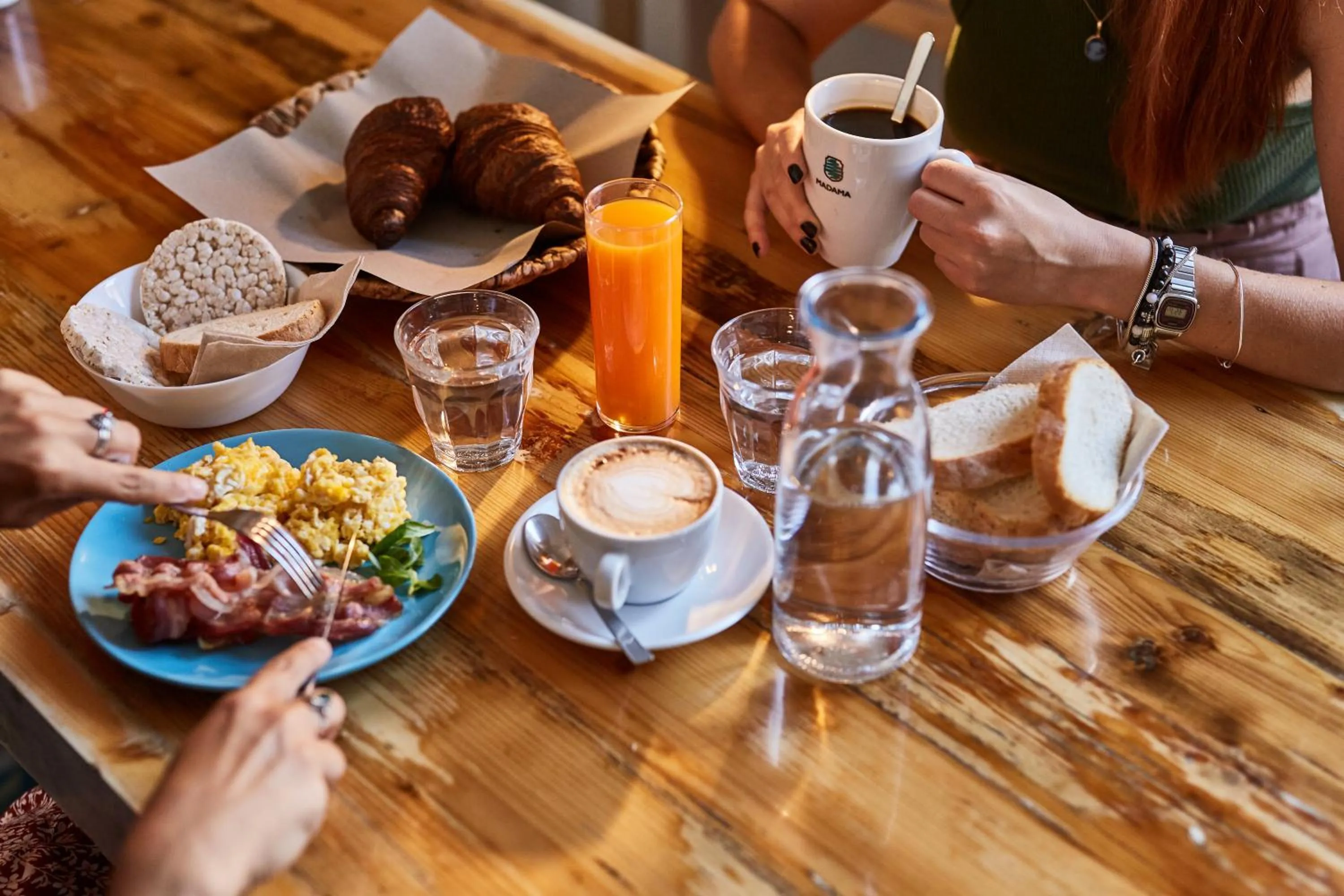 Food in Madama Hostel & Bistrot