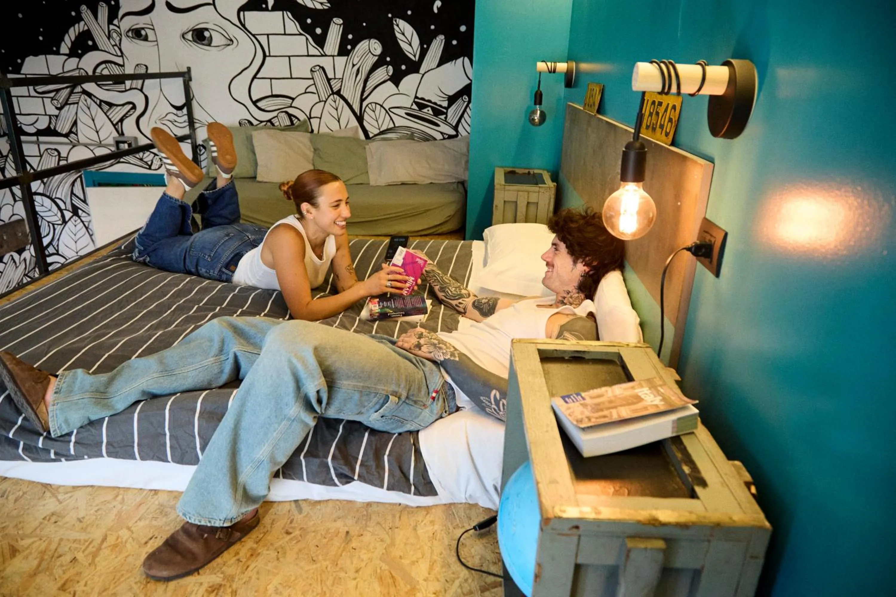 Bed in Madama Hostel & Bistrot