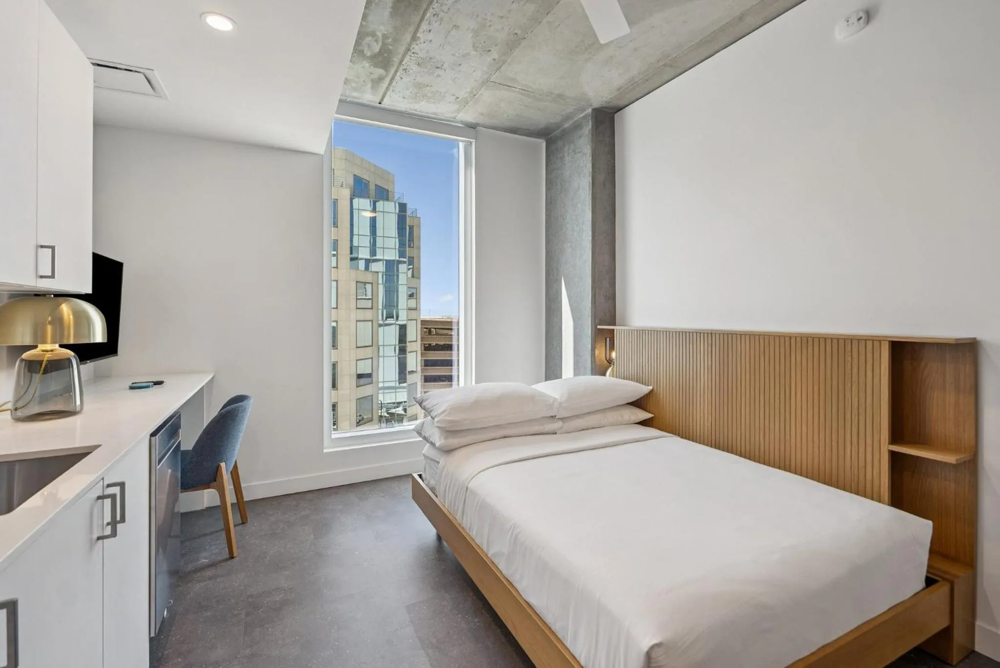 Bed in Placemakr Downtown Phoenix