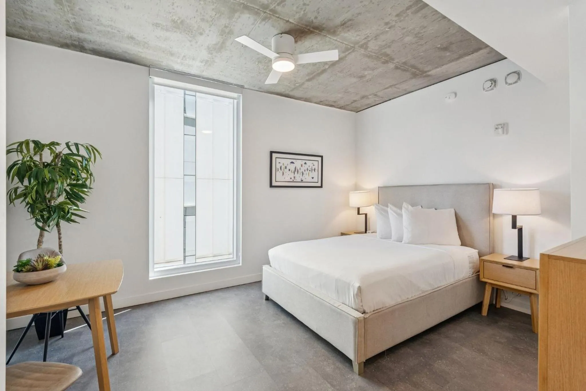 Bed in Placemakr Downtown Phoenix