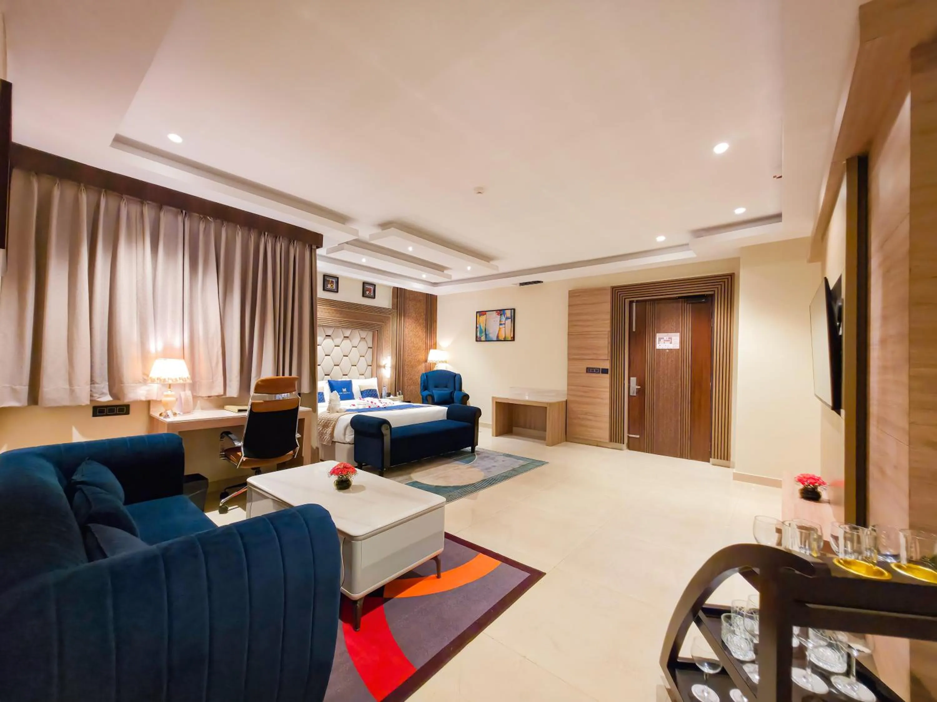 Seating area in The Meriton