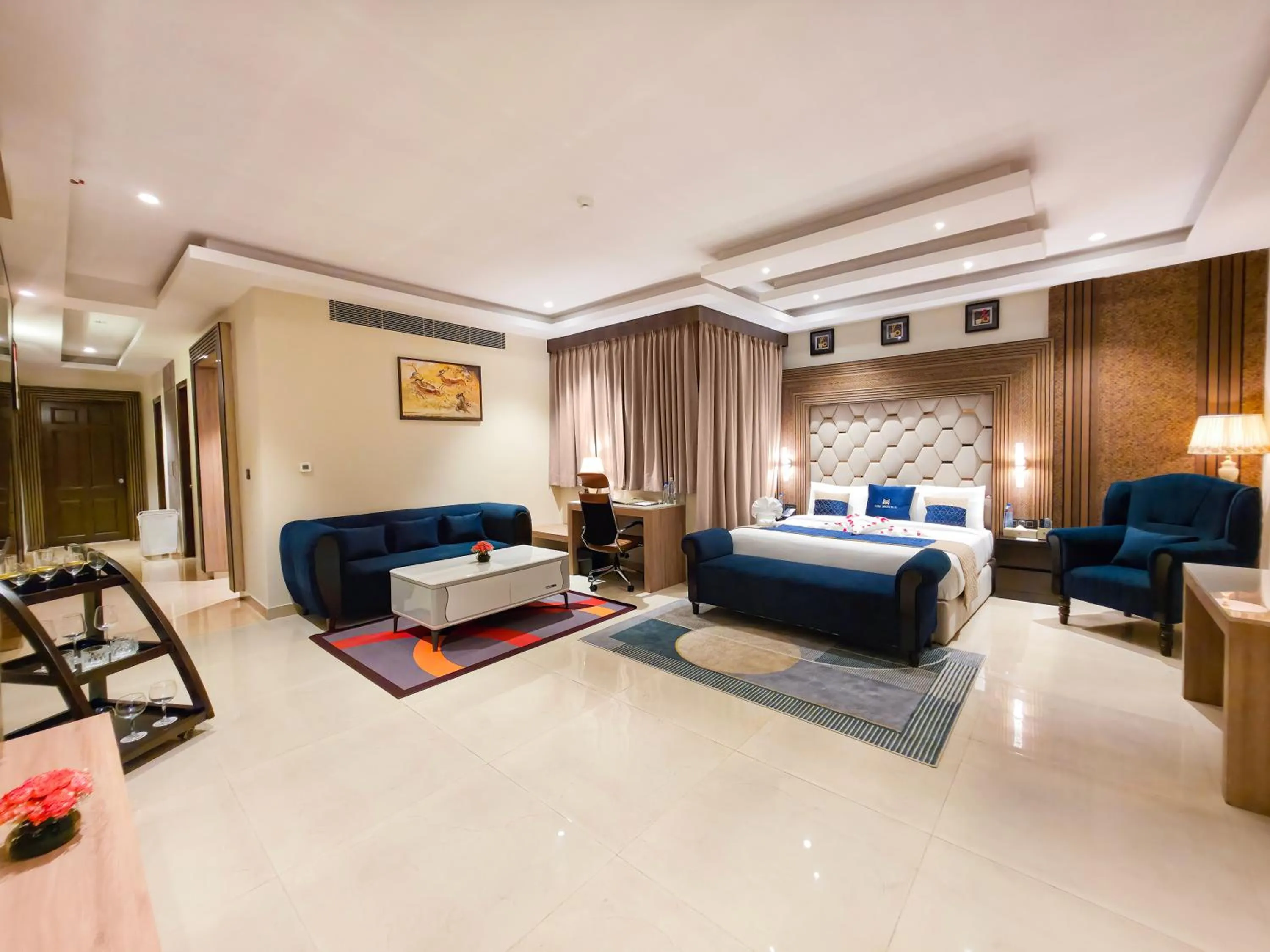 Seating area in The Meriton