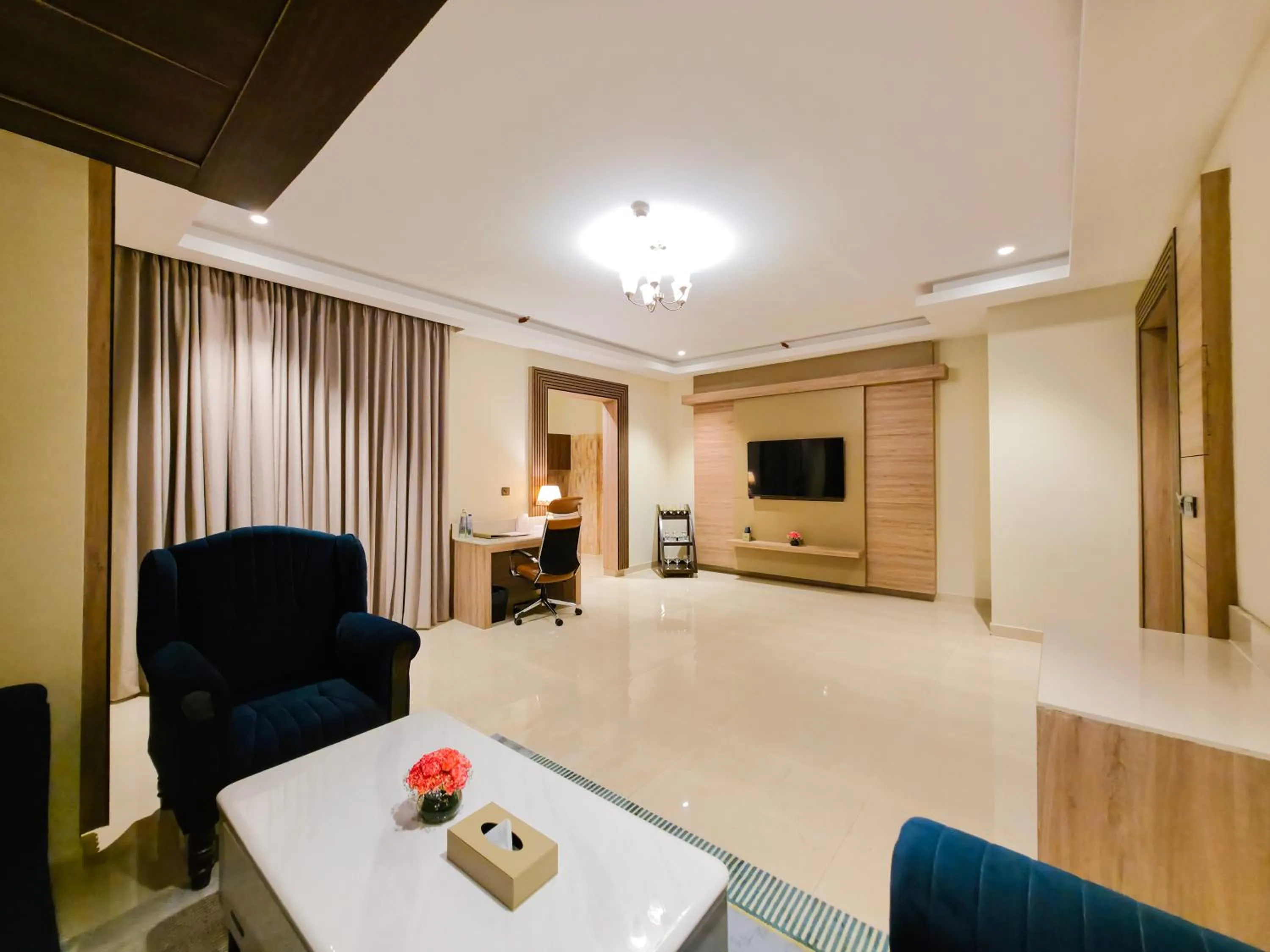 Living room in The Meriton