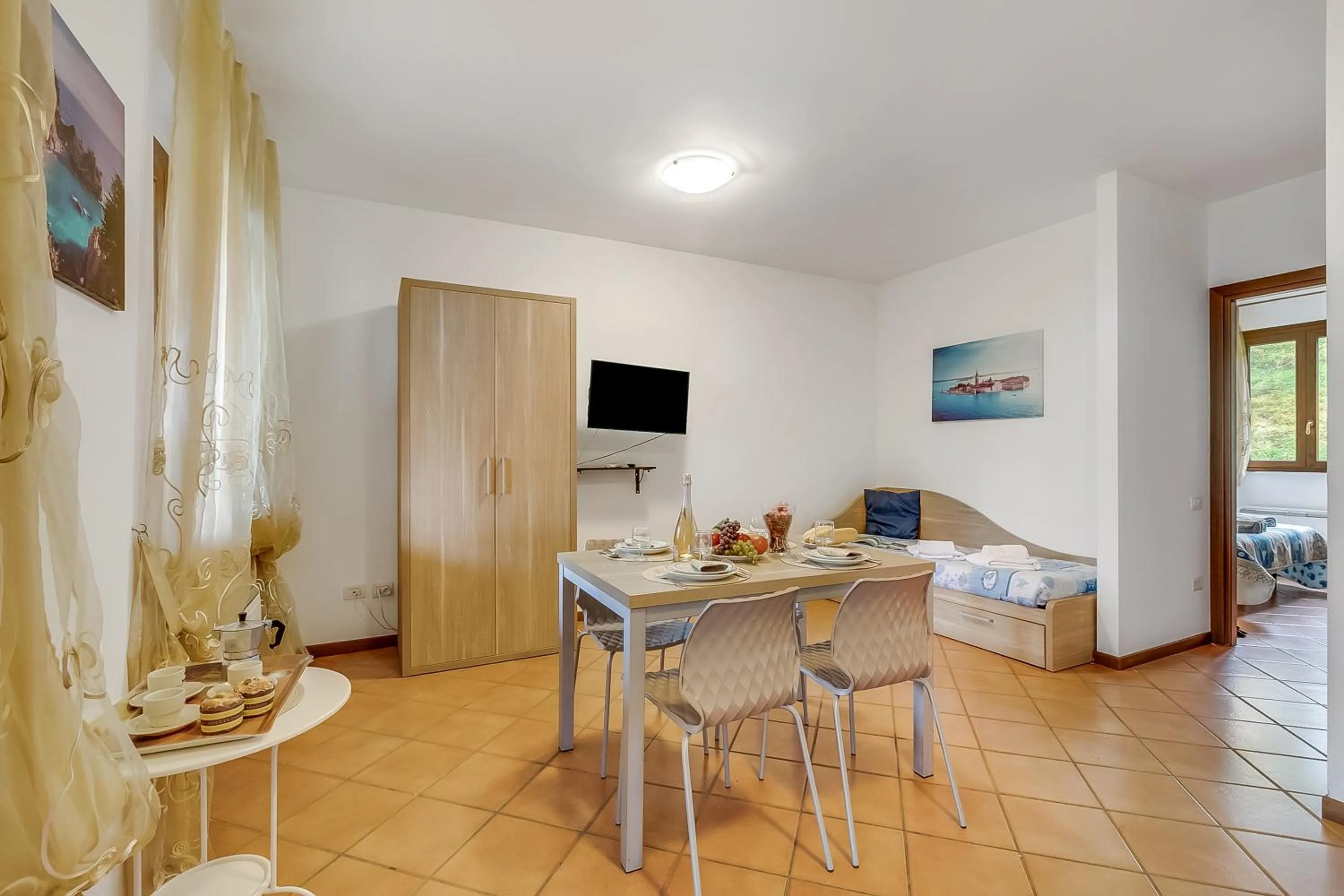 Dining area in Residence La Perla