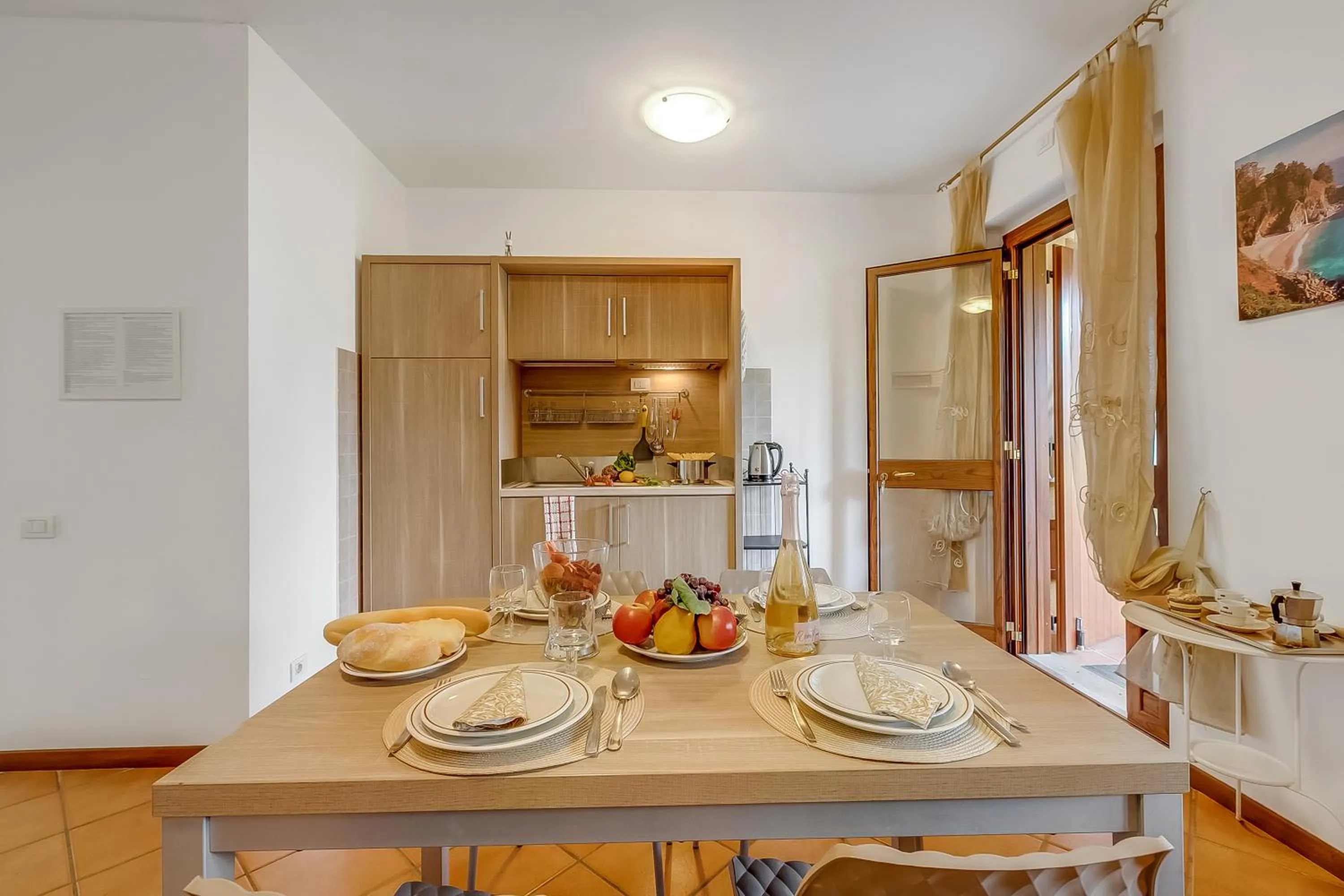 Dining area in Residence La Perla