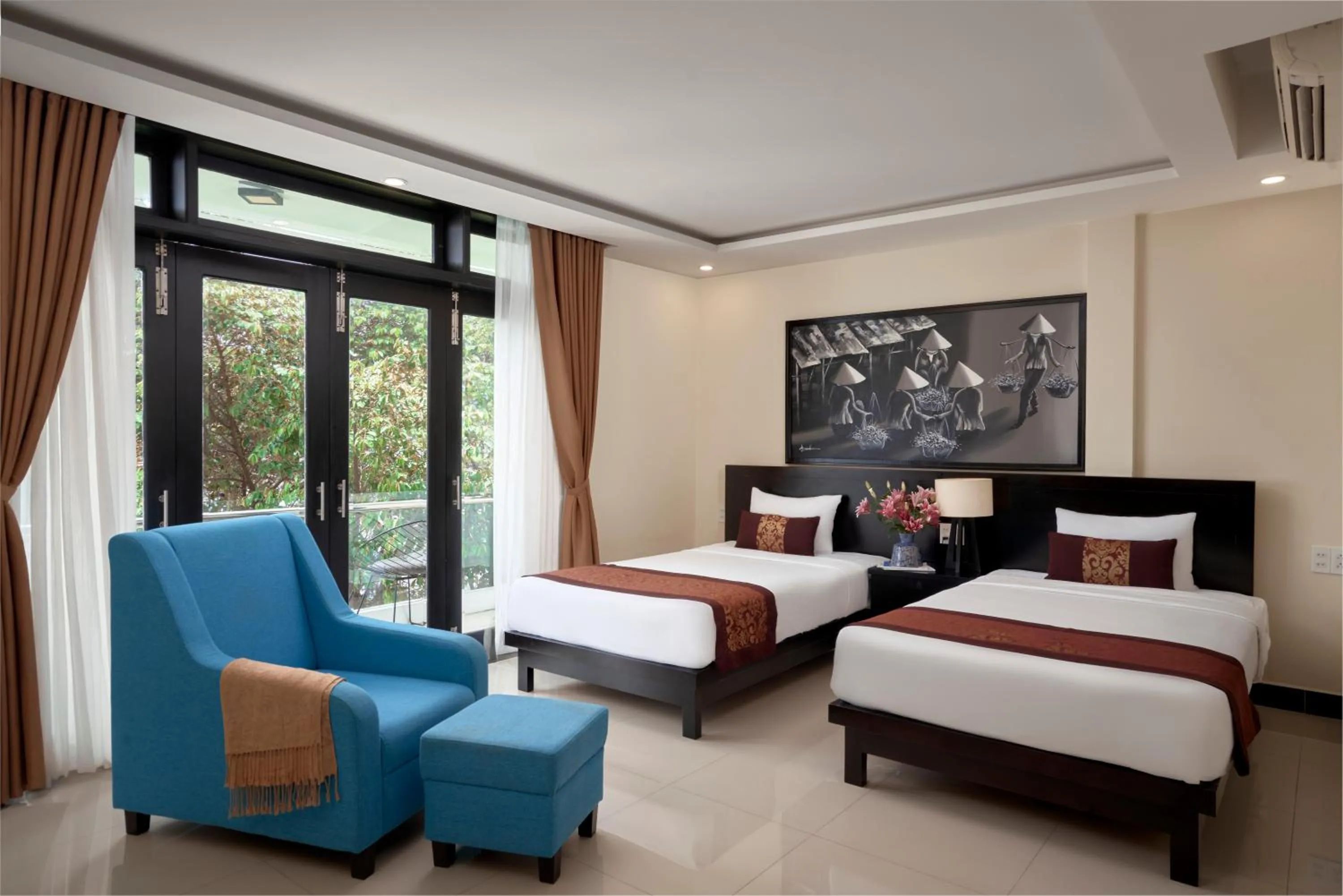 Bedroom, Bed in Banana Garden Hoi An