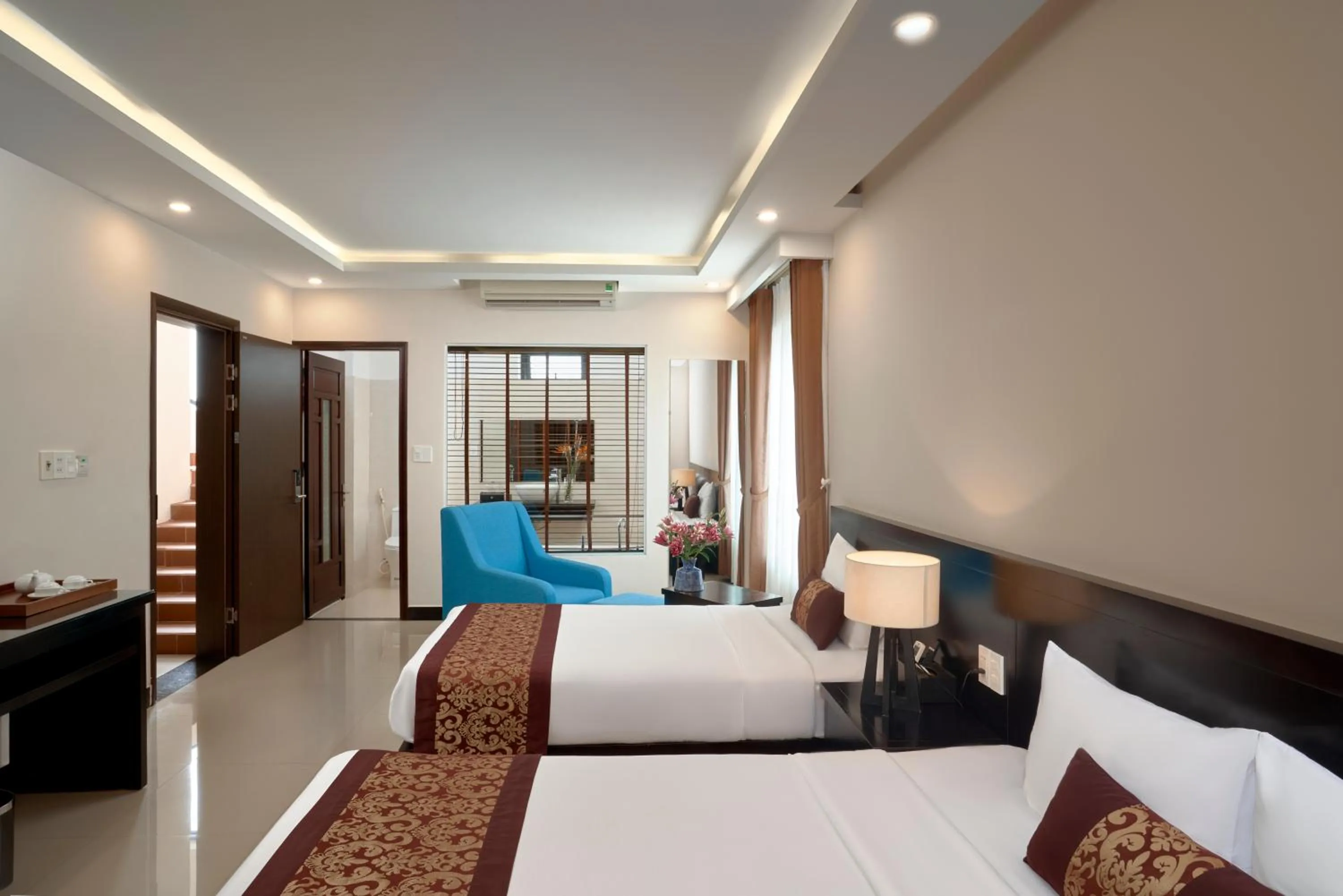 Bed in Banana Garden Villa