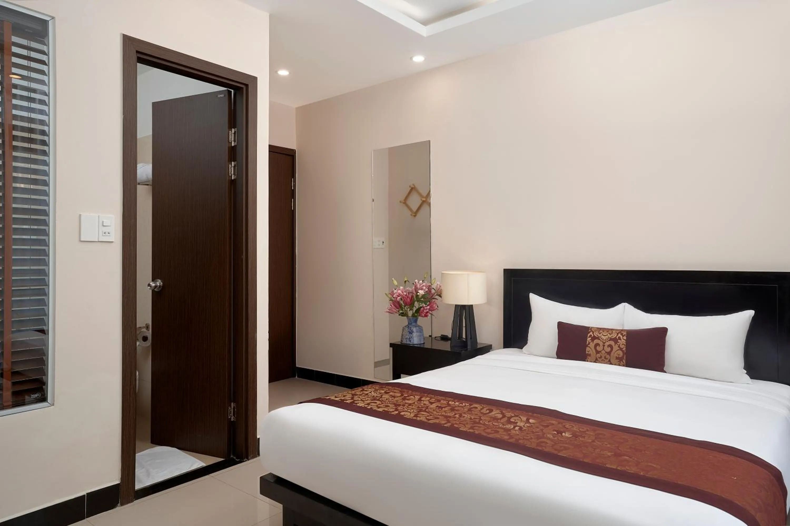 Bed in Banana Garden Villa