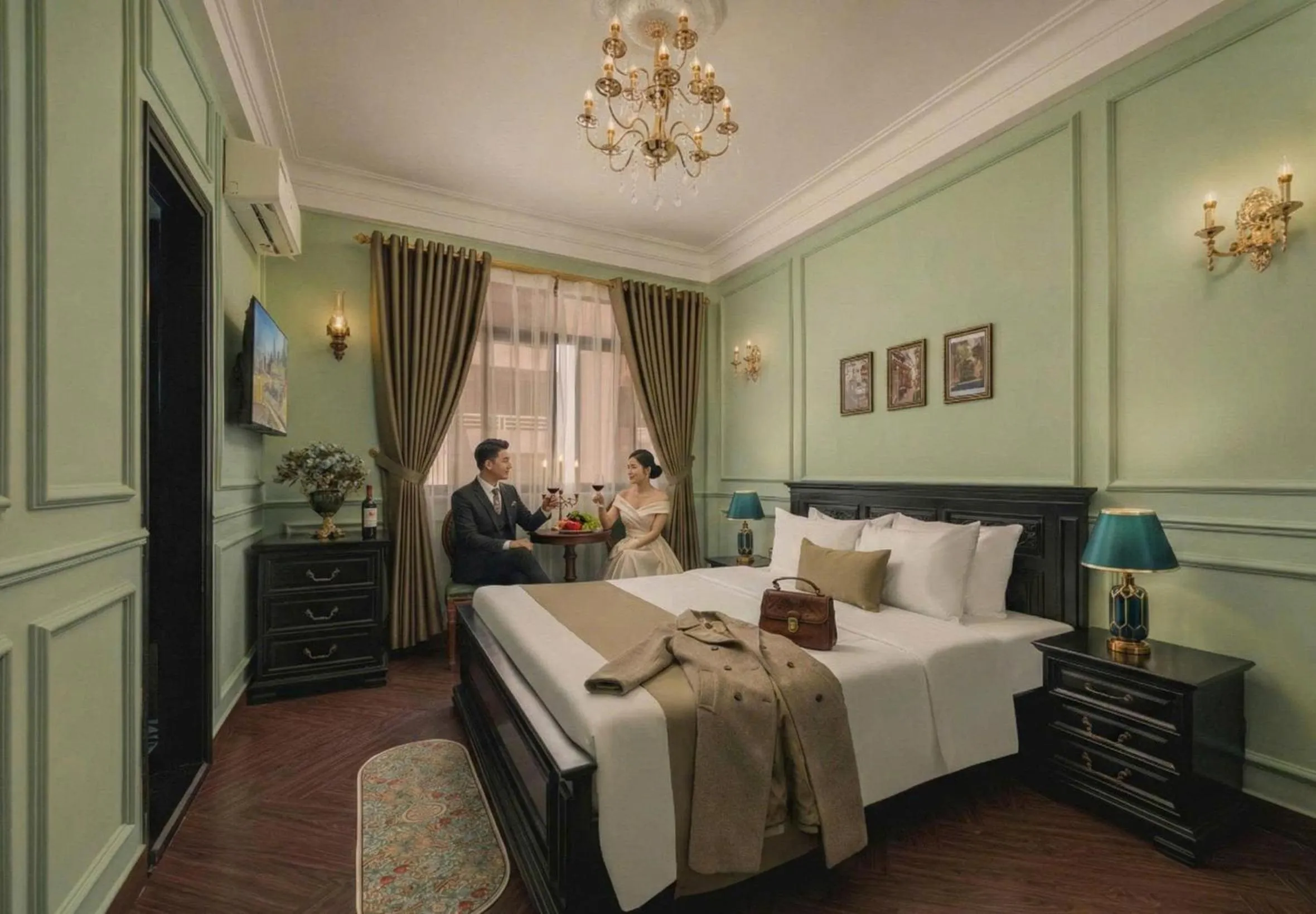 Bedroom, Bed in Vina Vintage Hotel