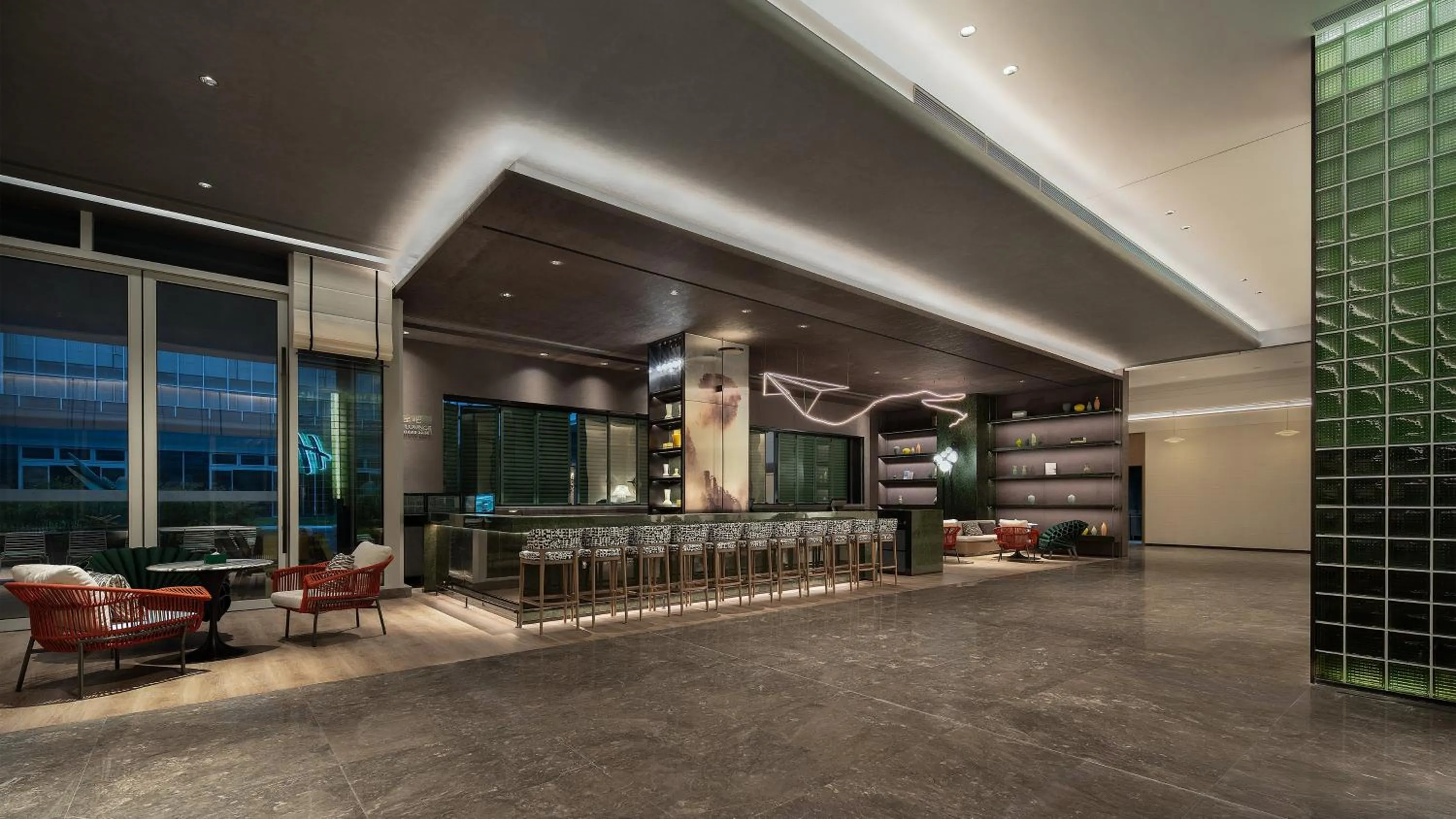 Lounge or bar in Holiday Inn Wenzhou Airport by IHG