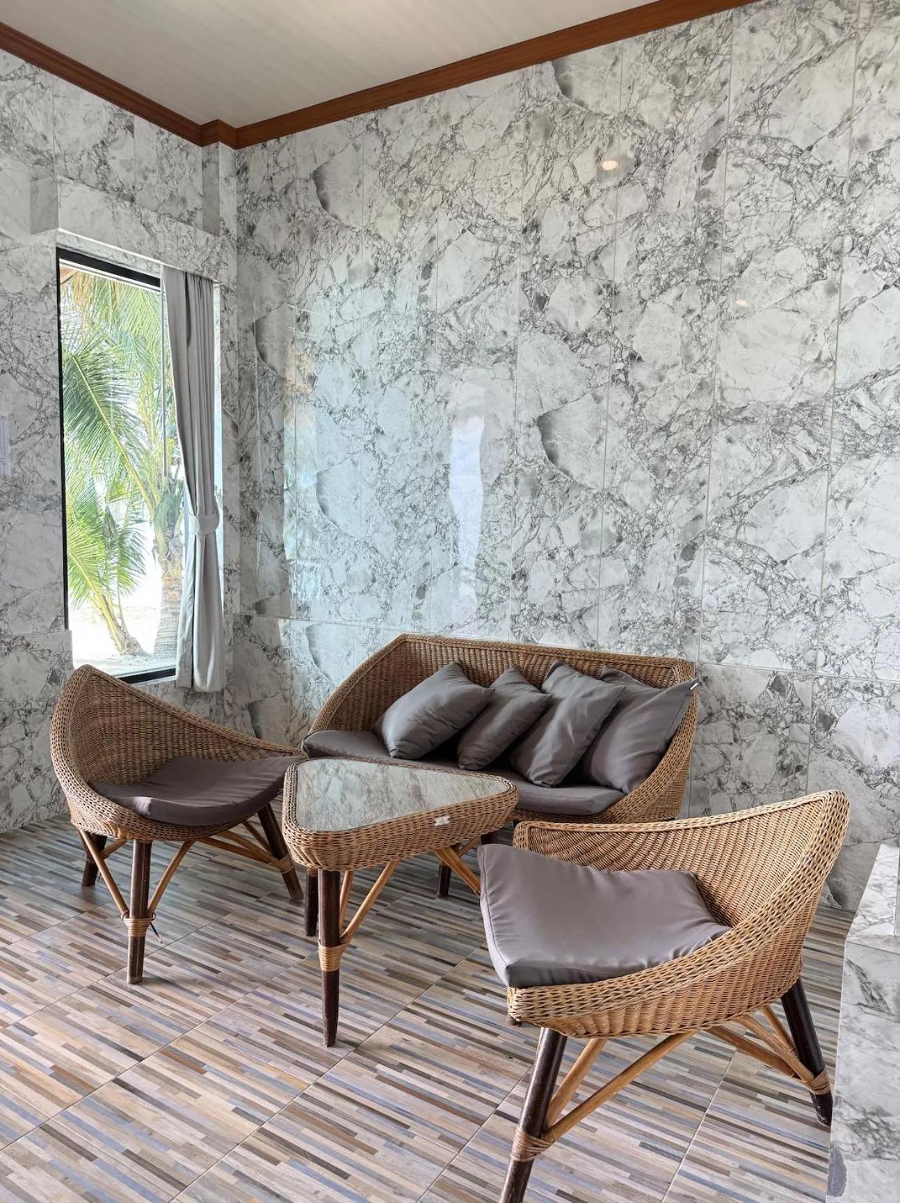 Seating area in Kai Bae Beach Resort Koh Chang