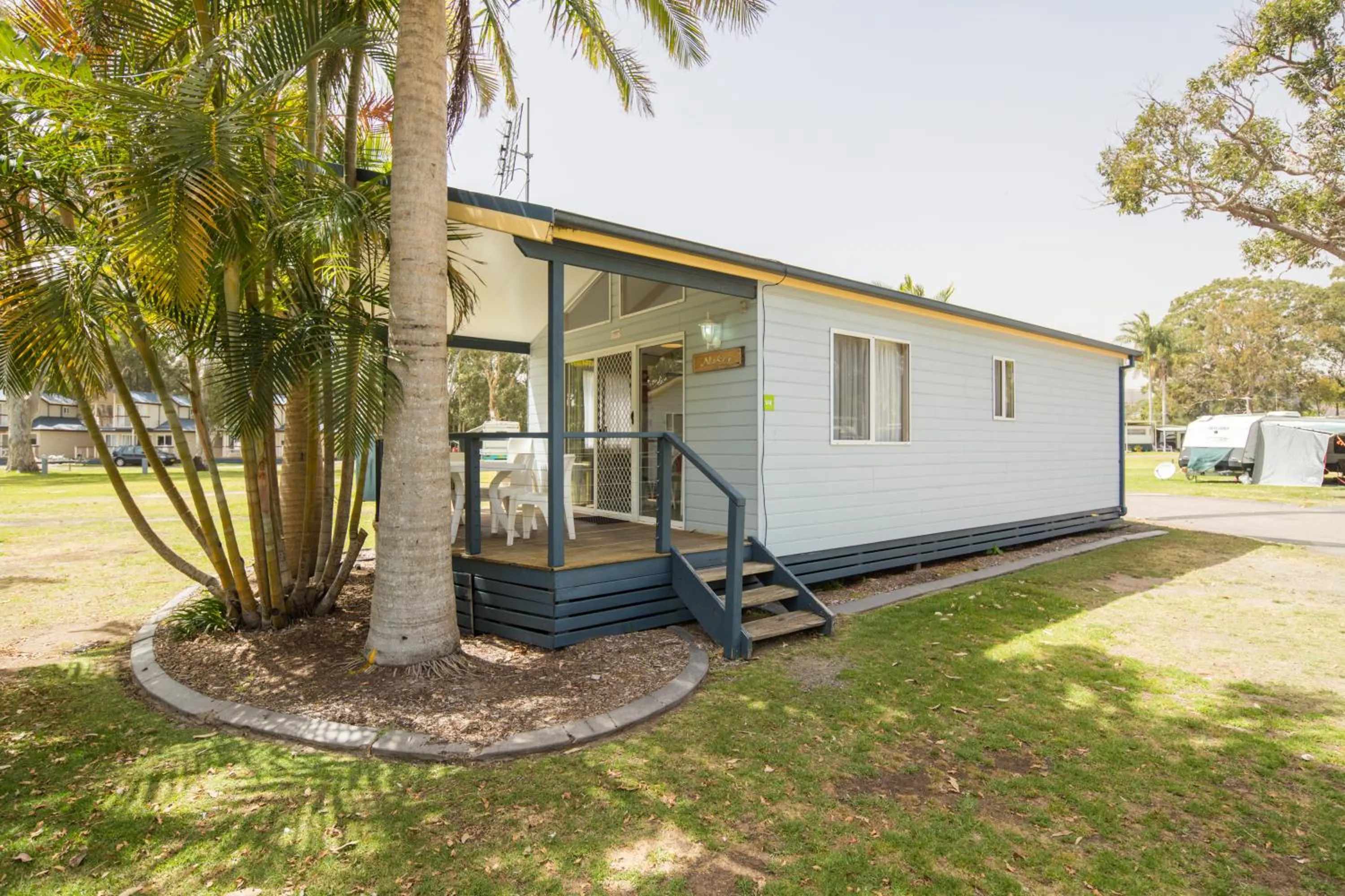 Patio in Ingenia Holidays Lake Macquarie