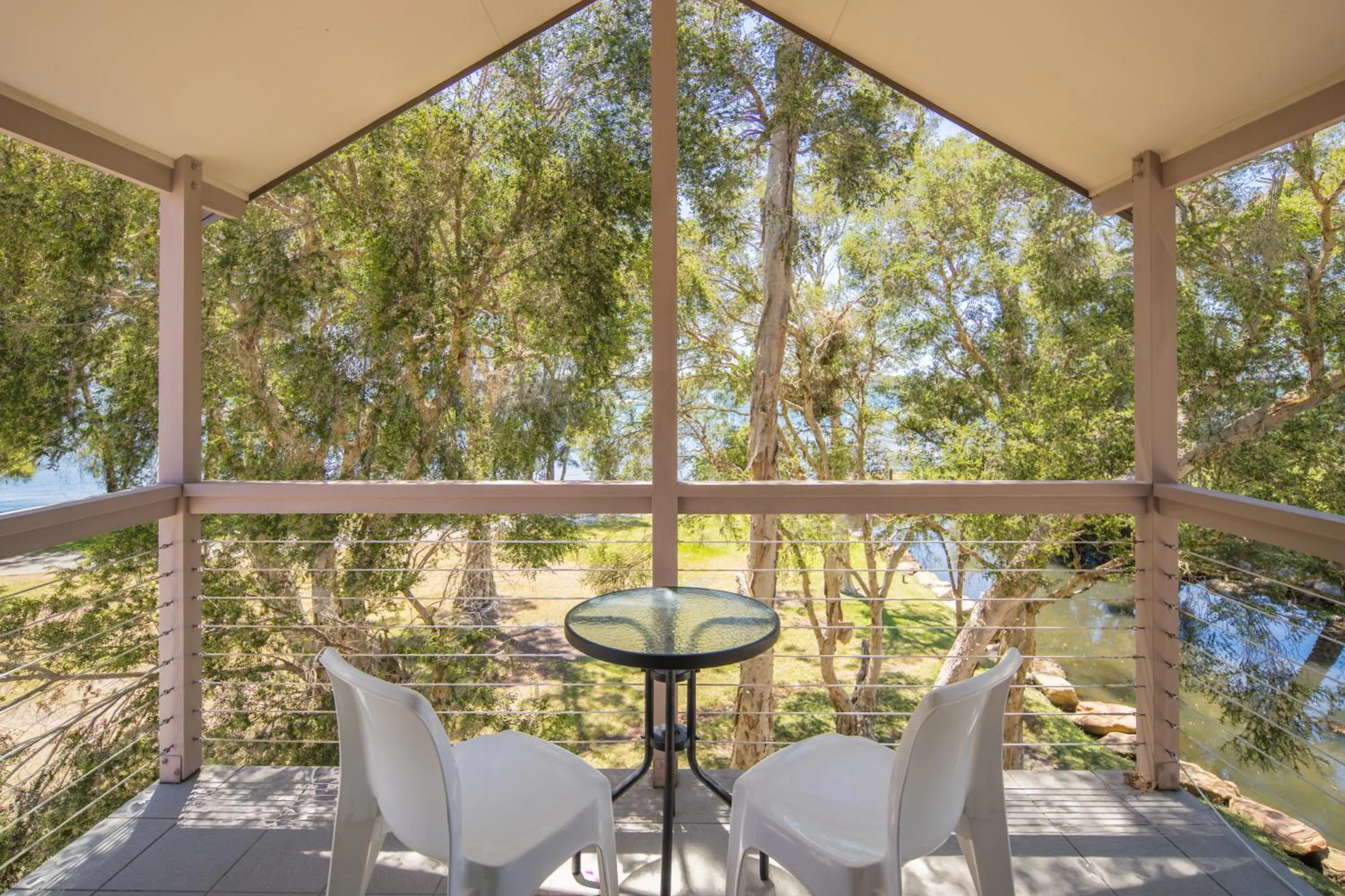 Balcony/Terrace in Ingenia Holidays Lake Macquarie