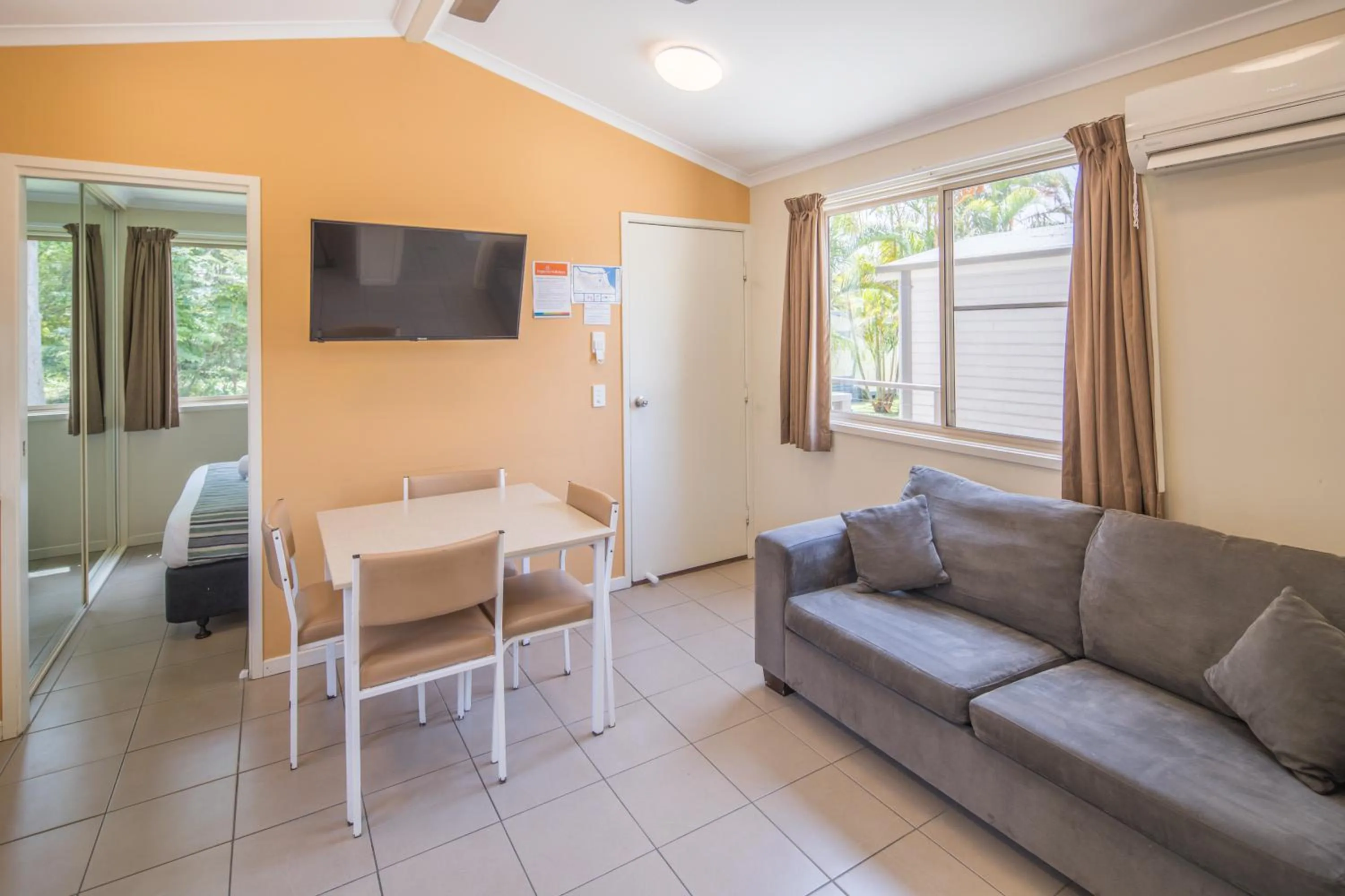 Living room in Ingenia Holidays Lake Macquarie