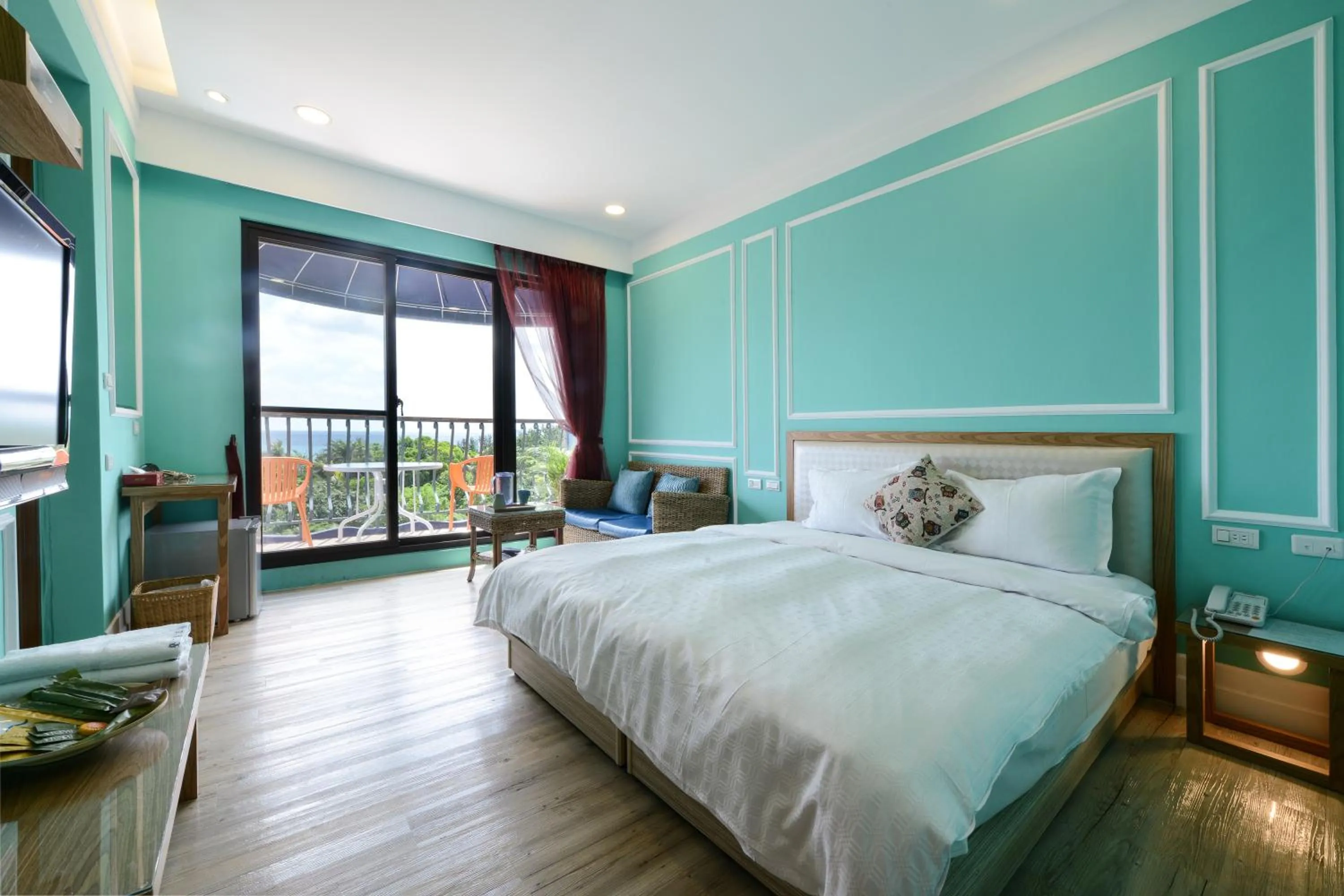 Bed in Kenting Coast Resort