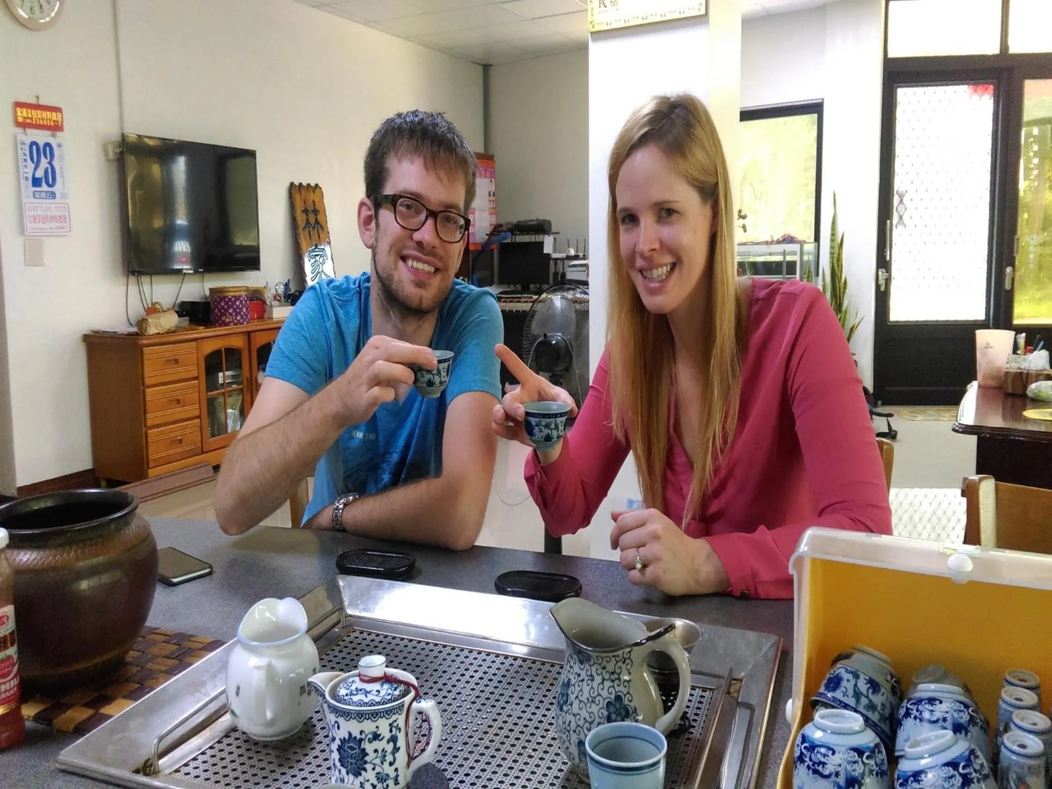 Guests in Lin Tea B&B