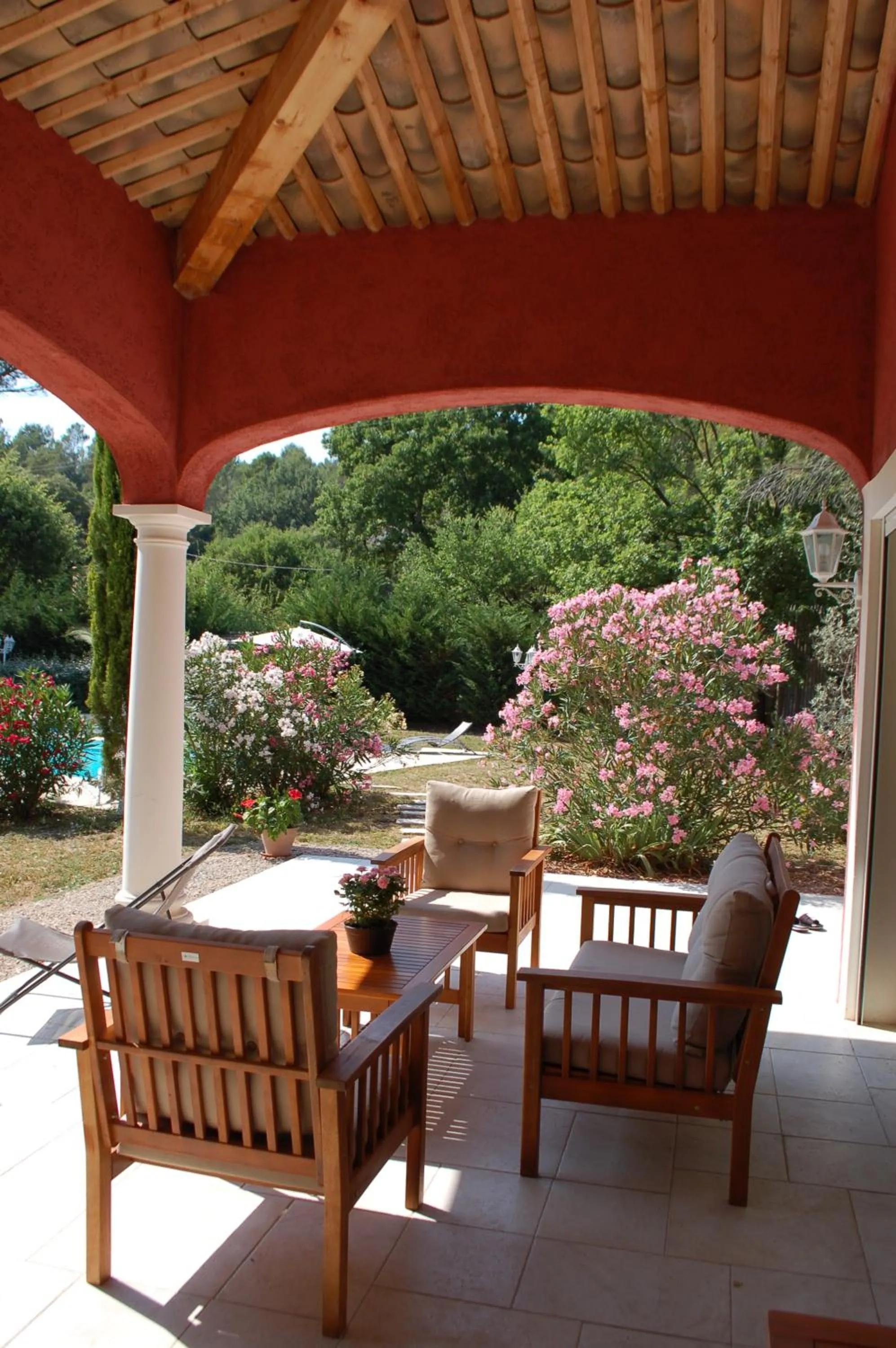 Balcony/Terrace in La Lézardière