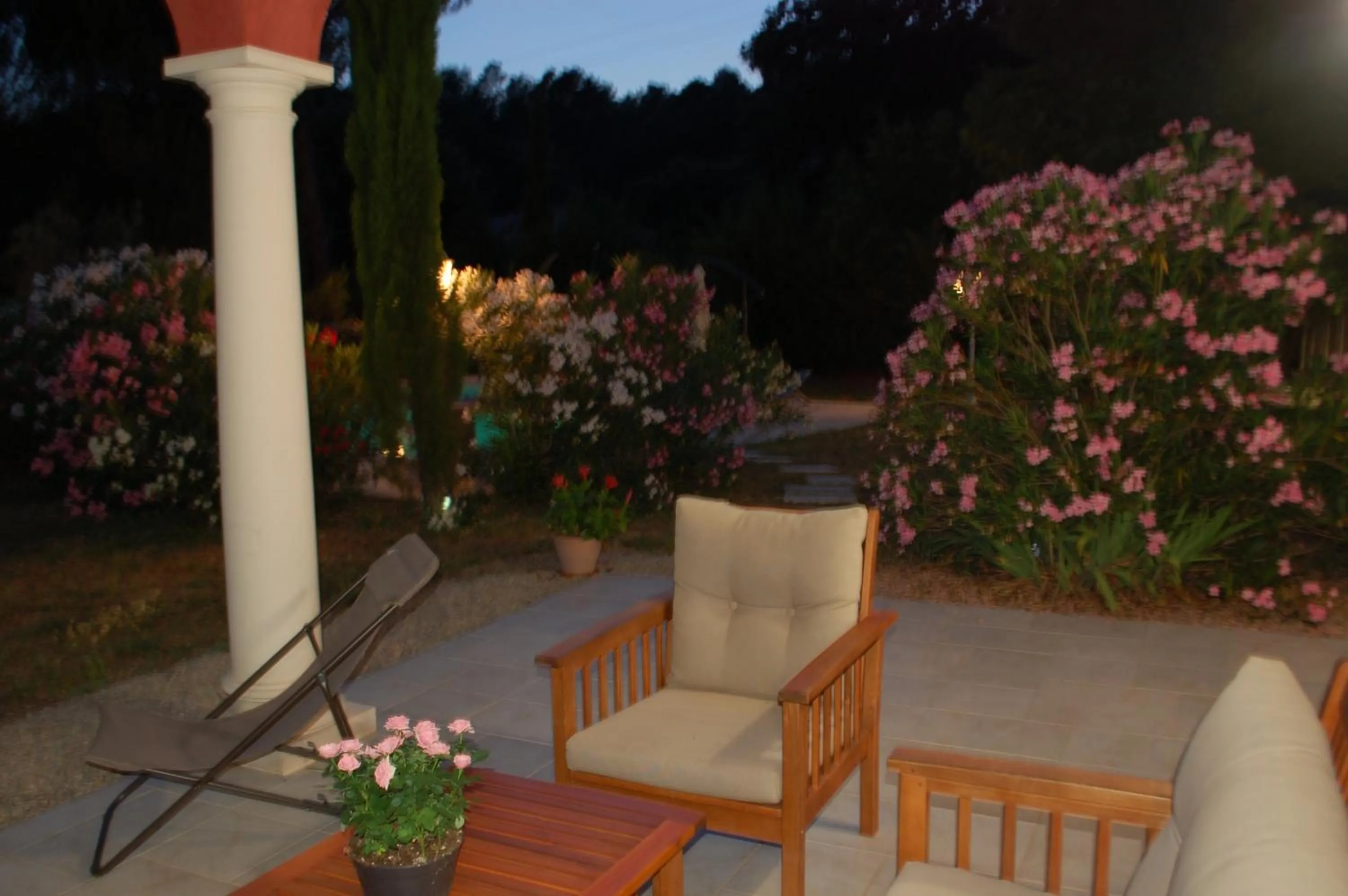 Patio in La Lézardière