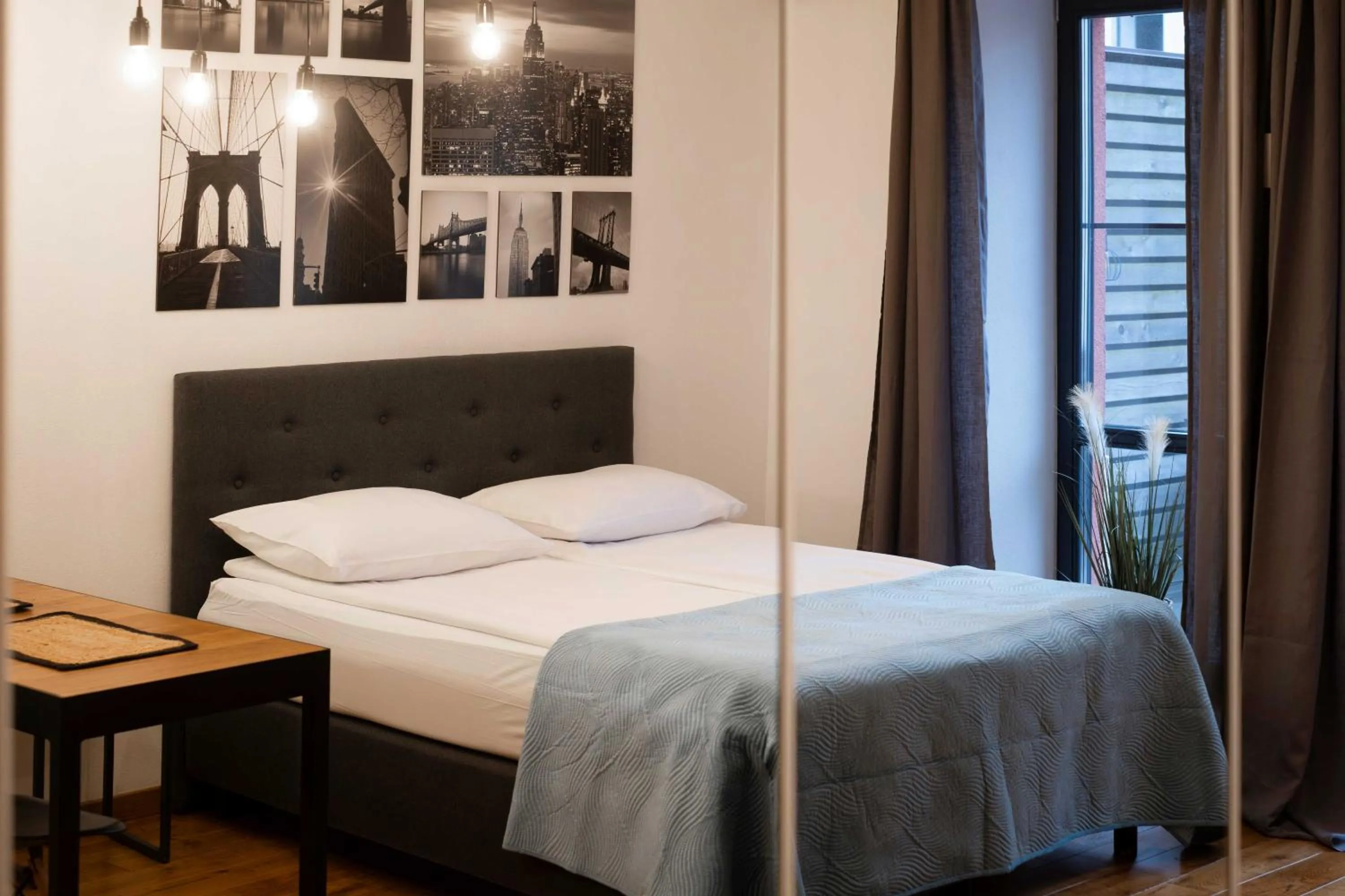 Bed in King Mindaugas Apartments