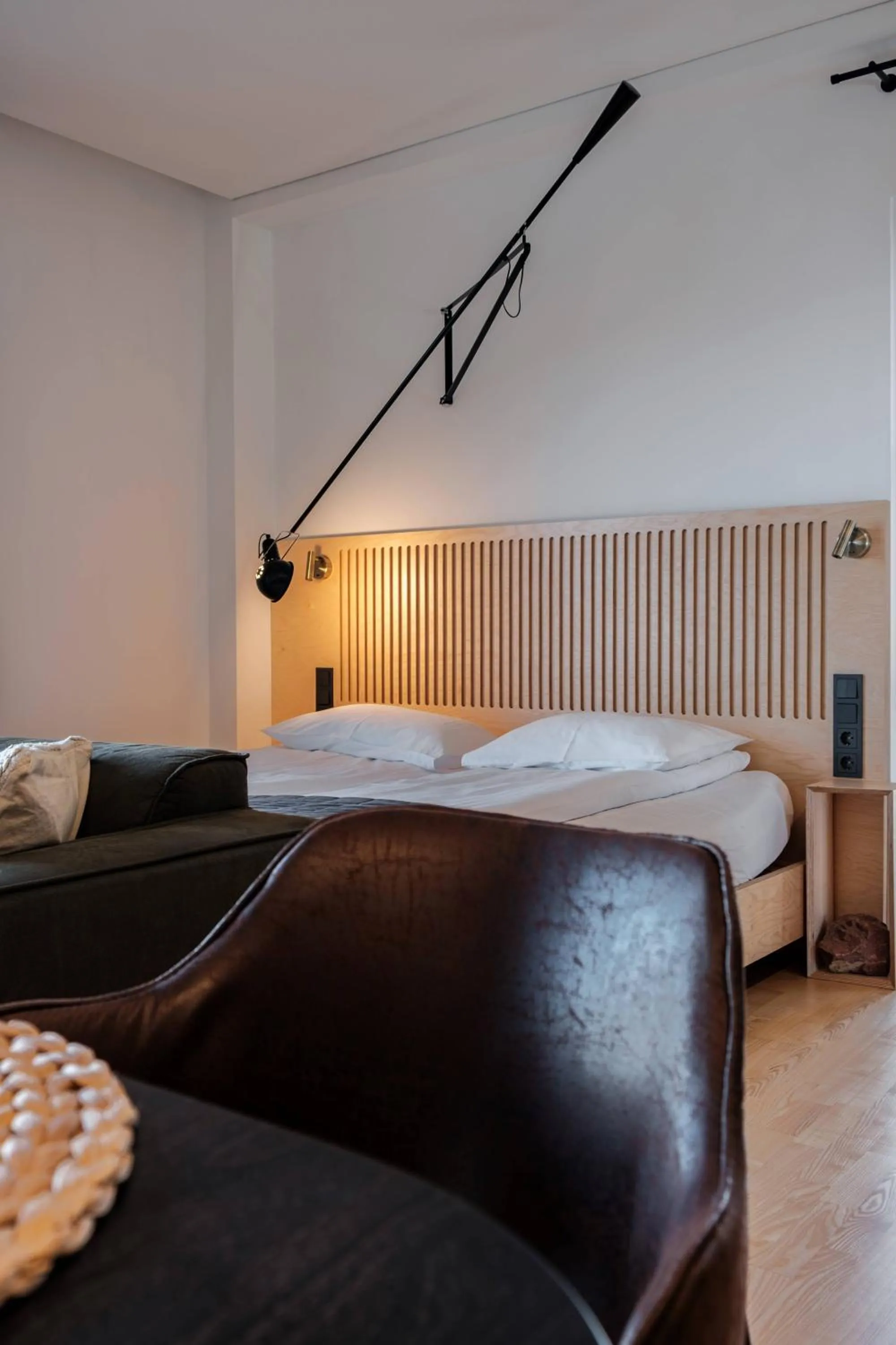 Bed in King Mindaugas Apartments