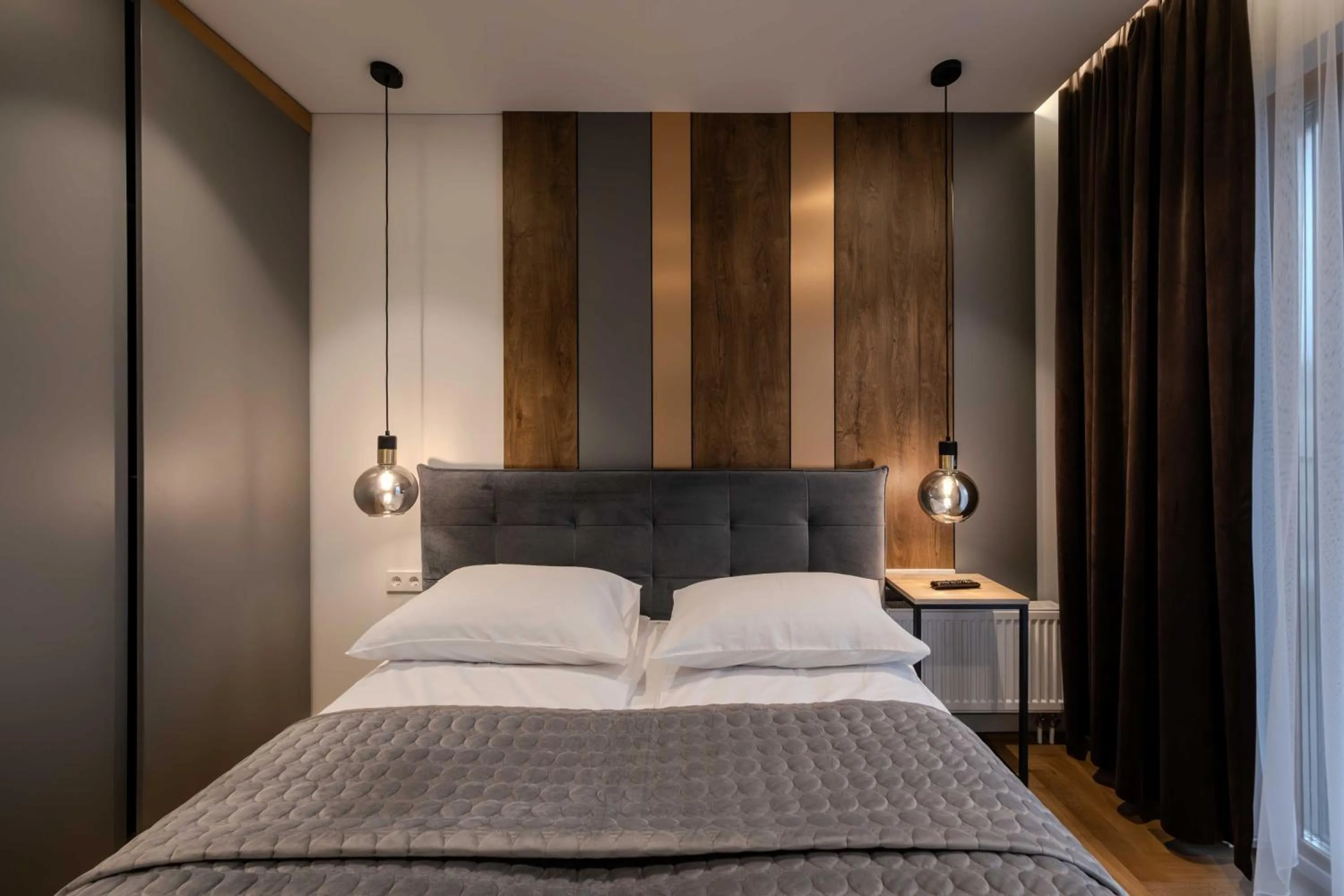 Bed in King Mindaugas Apartments