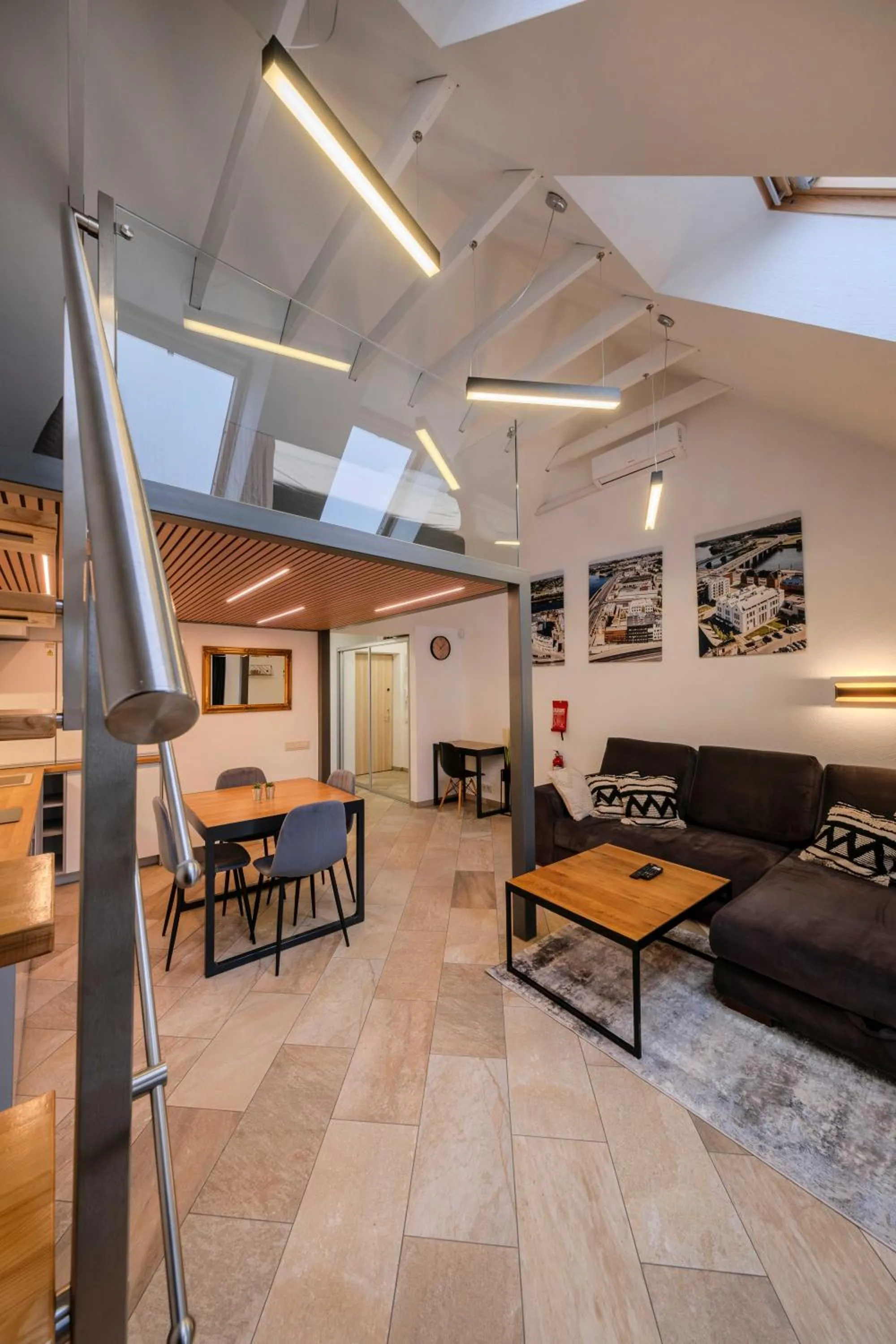 Living room in King Mindaugas Apartments