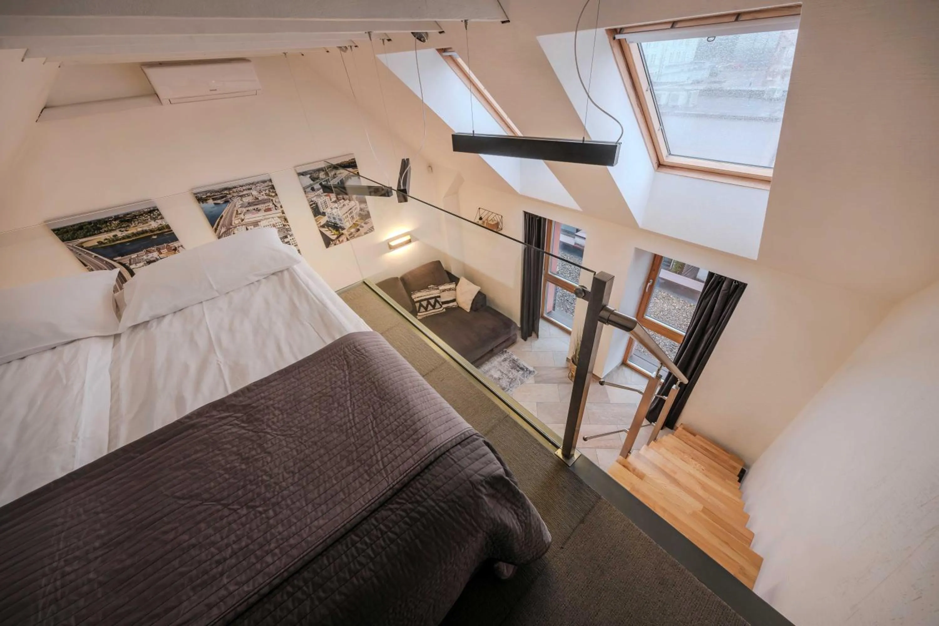 Bed in King Mindaugas Apartments