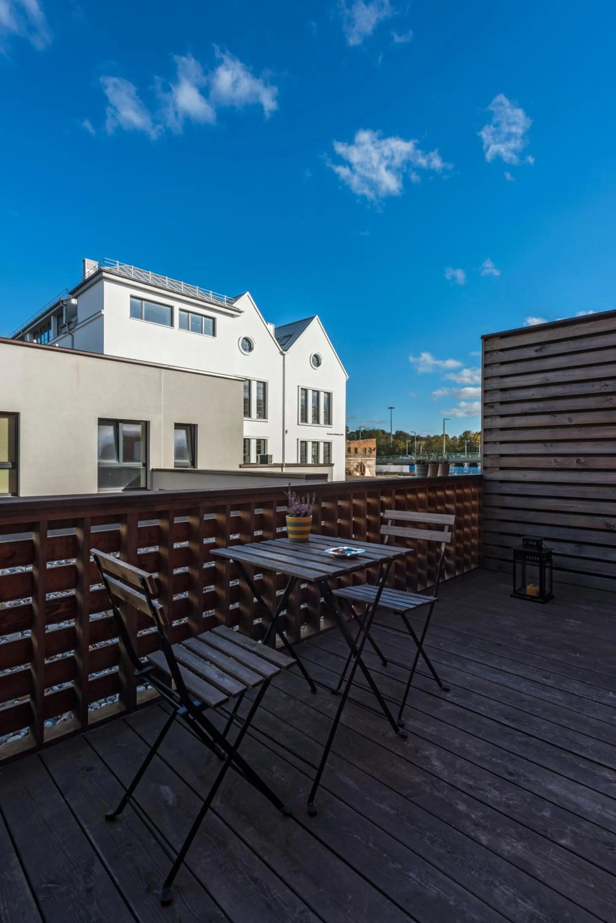Balcony/Terrace in King Mindaugas Apartments